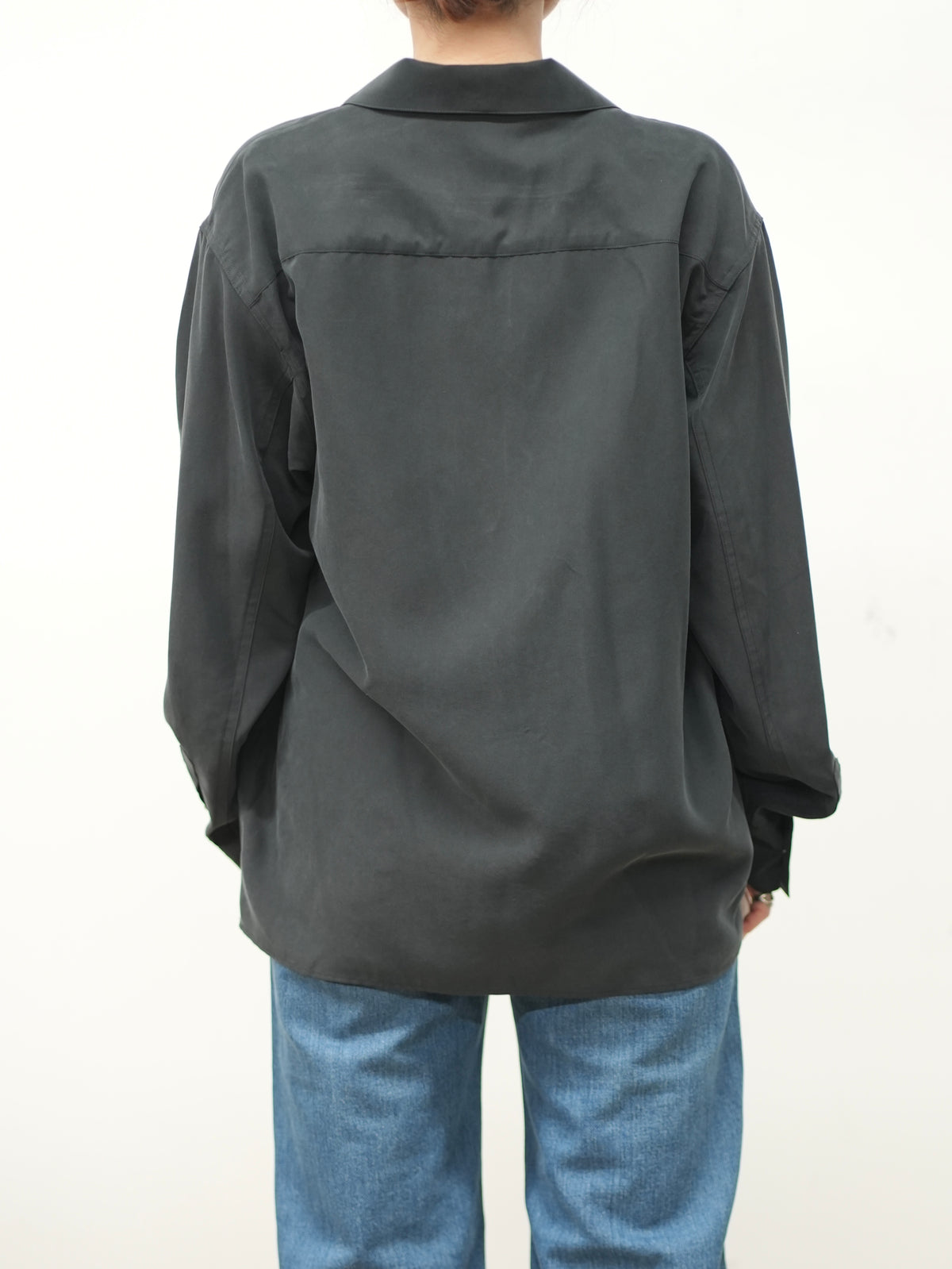 Lace-Up Viscose Shirt