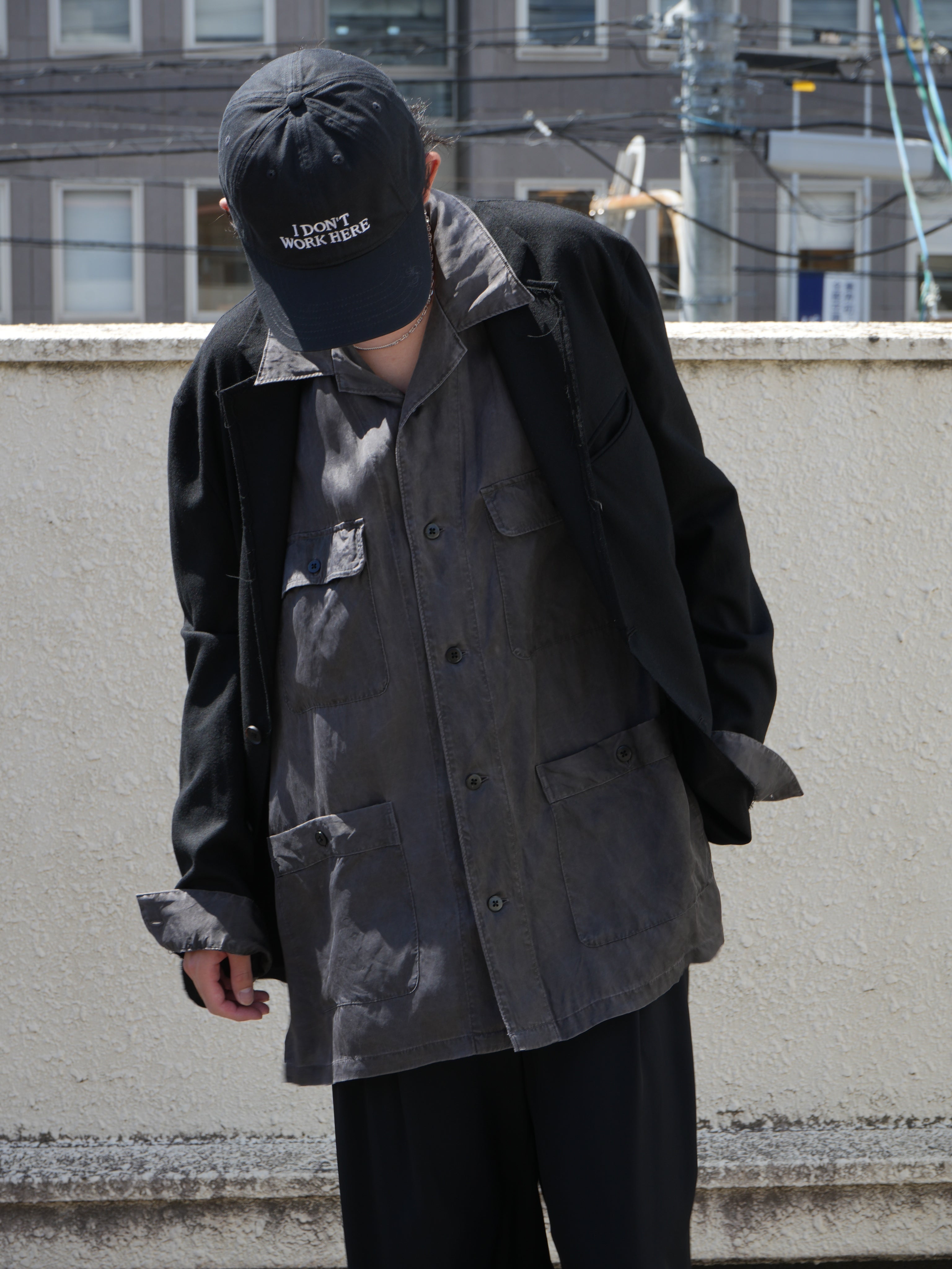PIGMENT CUPRO OPEN COLLAR SHIRTS