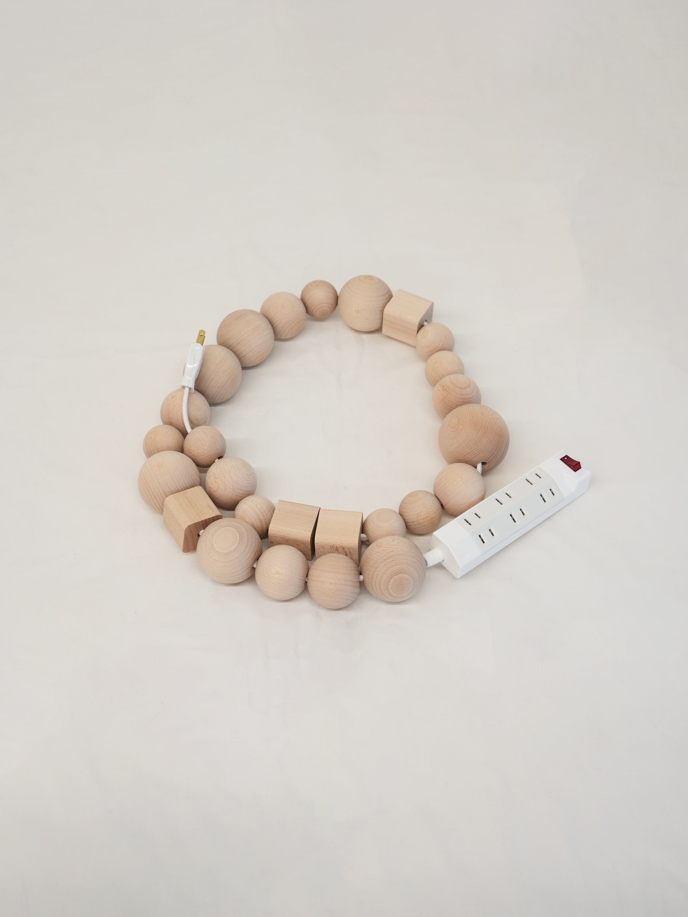 Cable Jewelry Multiplug 1.4m(White×Natural)