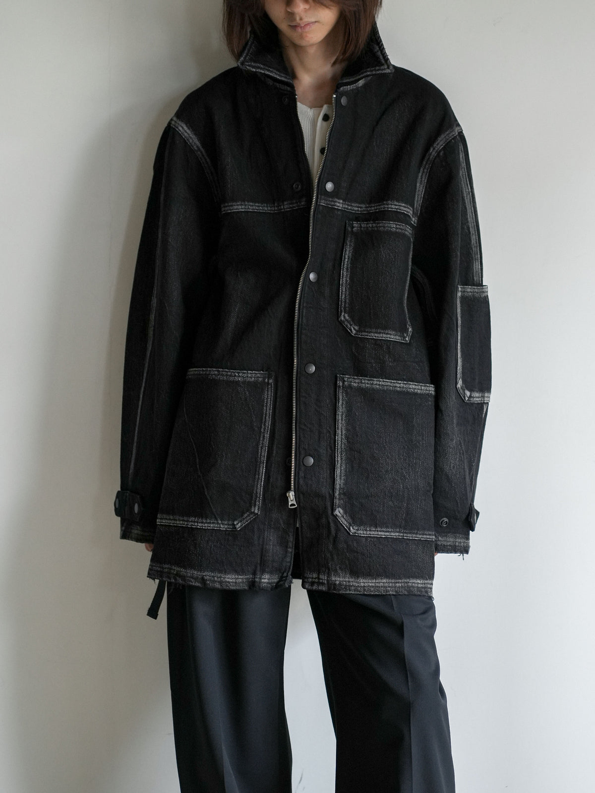 denim coverall - ag