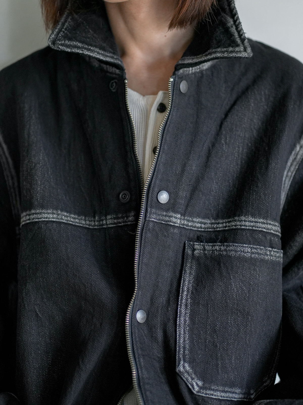 denim coverall - ag