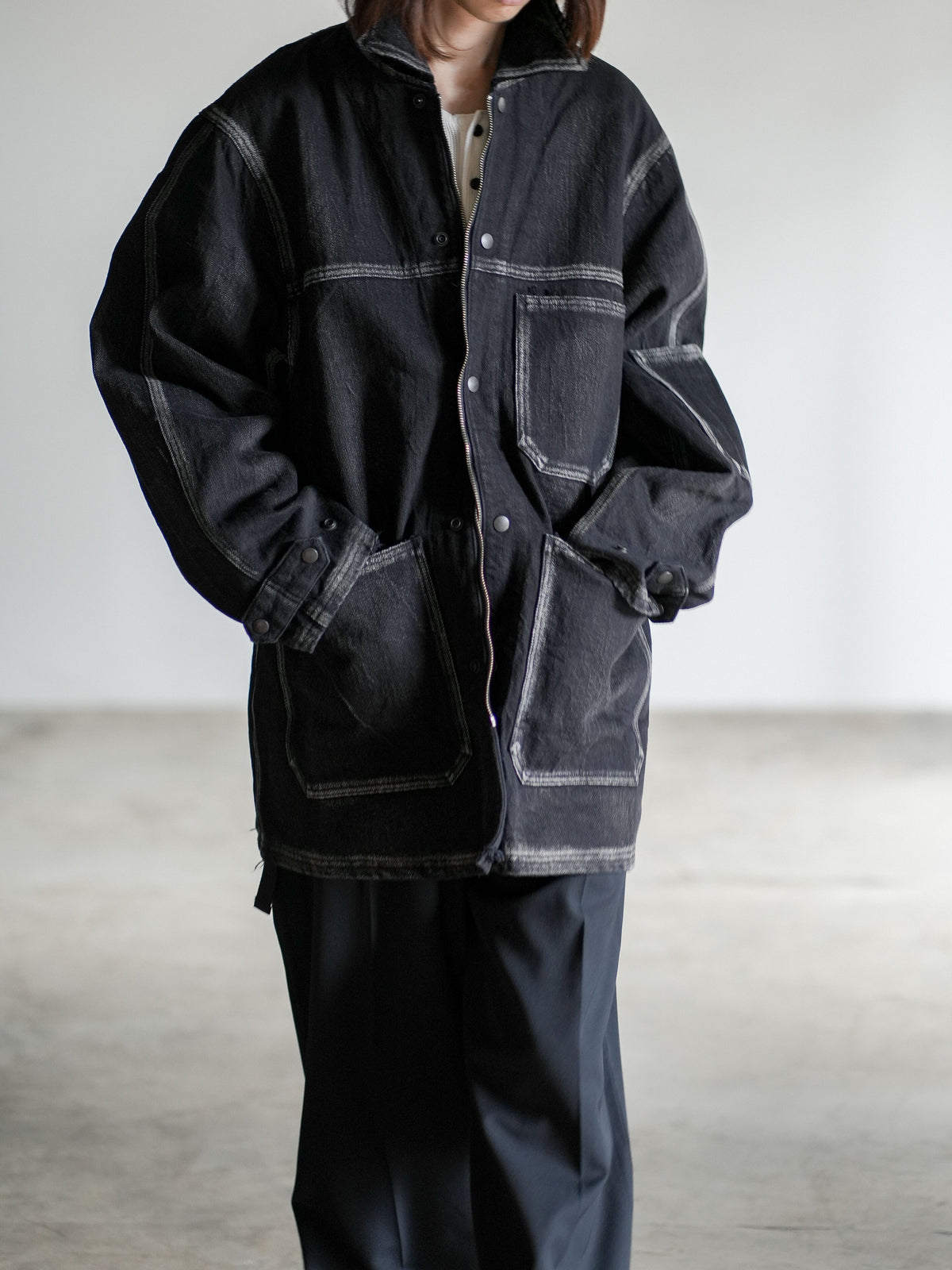 denim coverall - ag