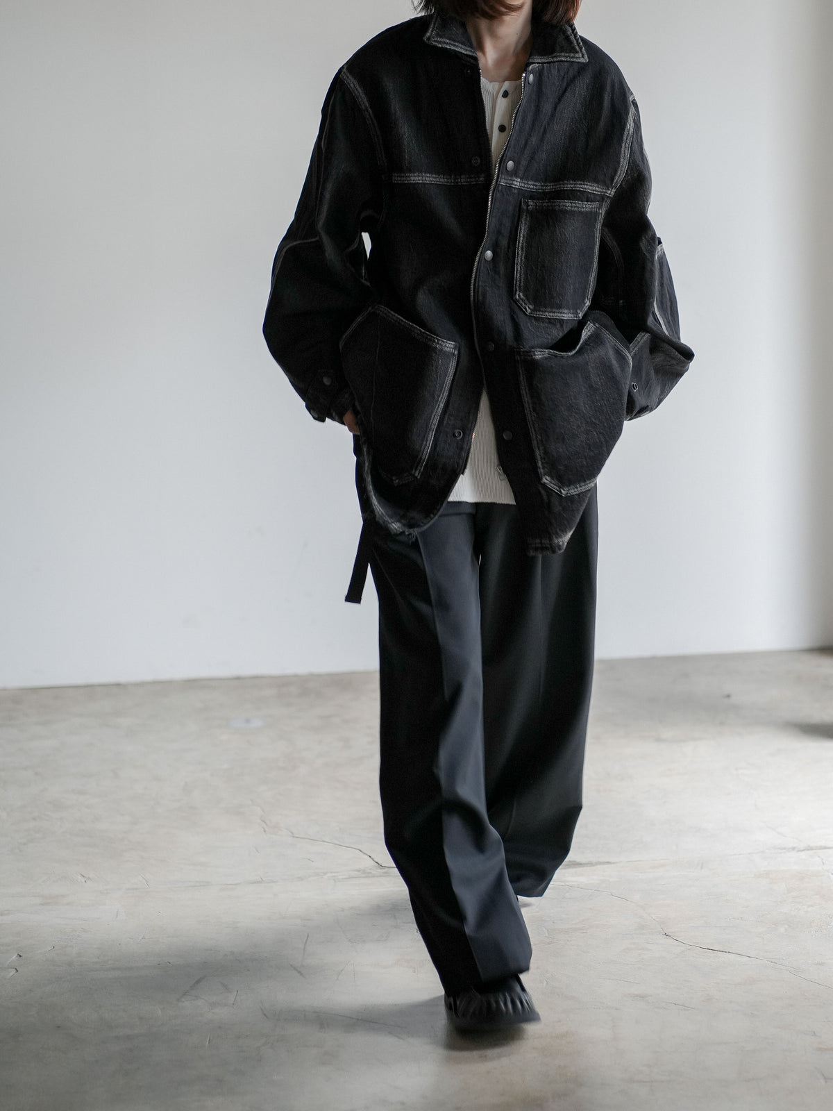 denim coverall - ag