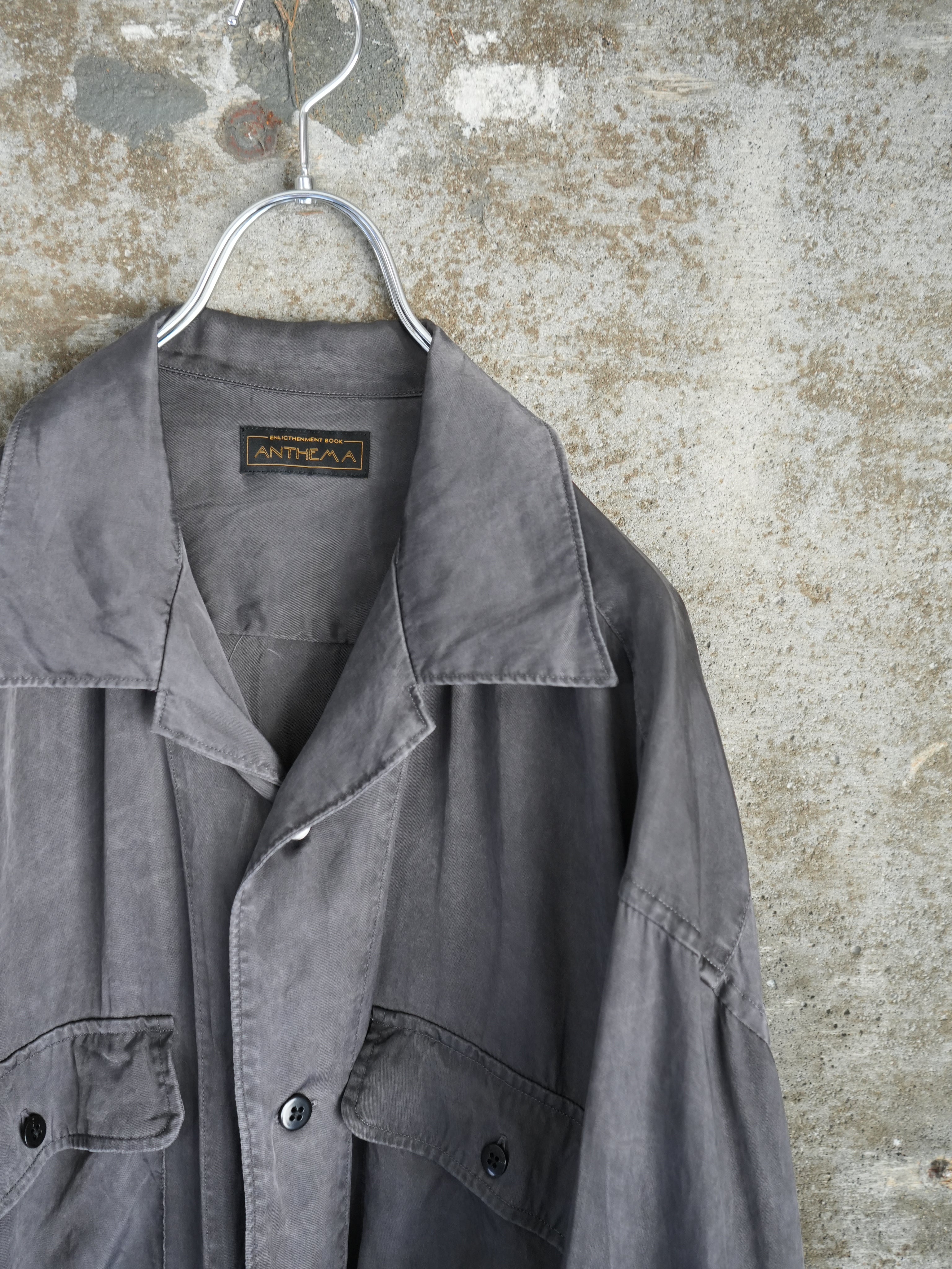 PIGMENT CUPRO OPEN COLLAR SHIRTS