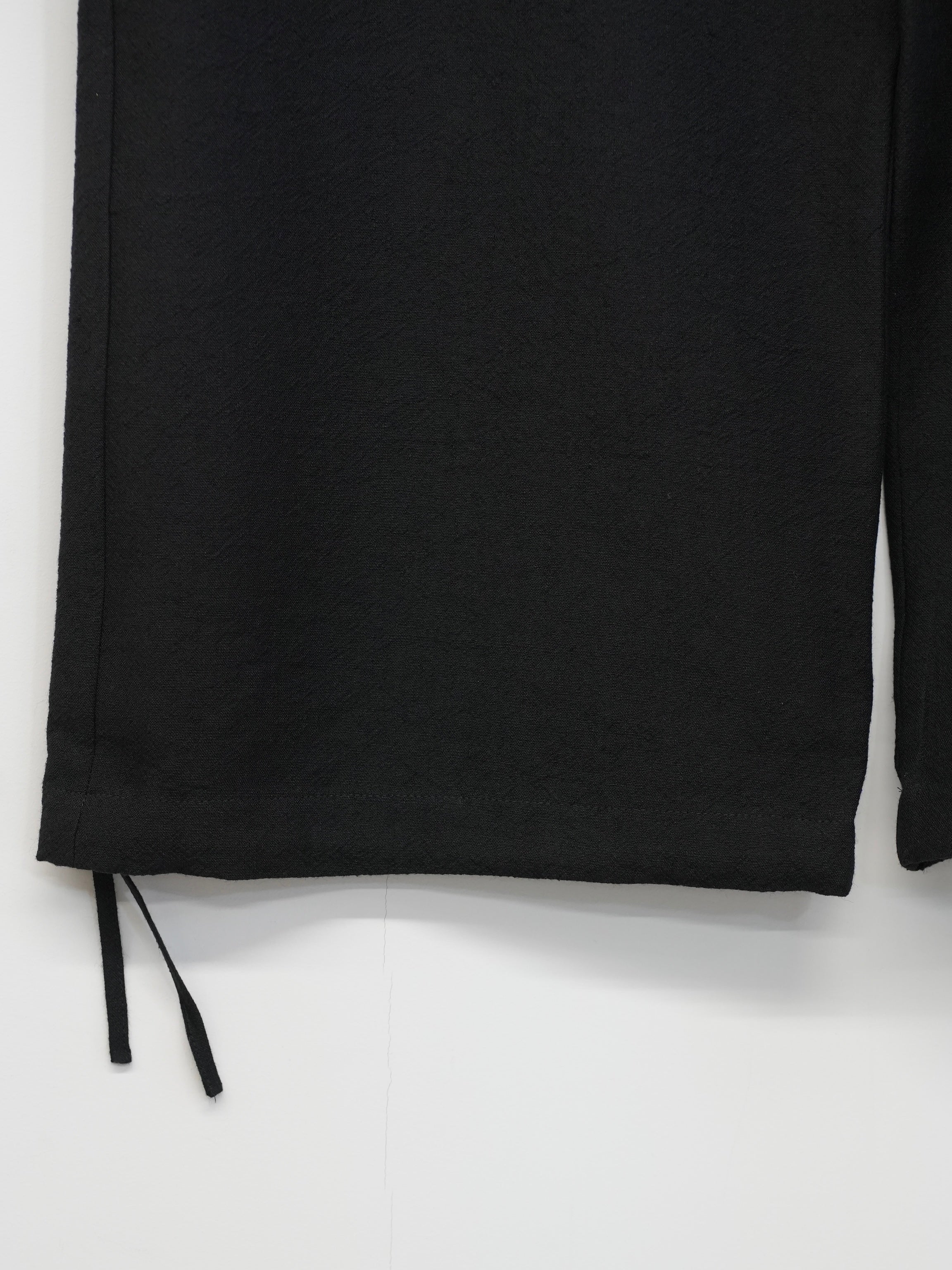 MAXI LARGE PANTS WITH DRAWSTRINGS(Black)