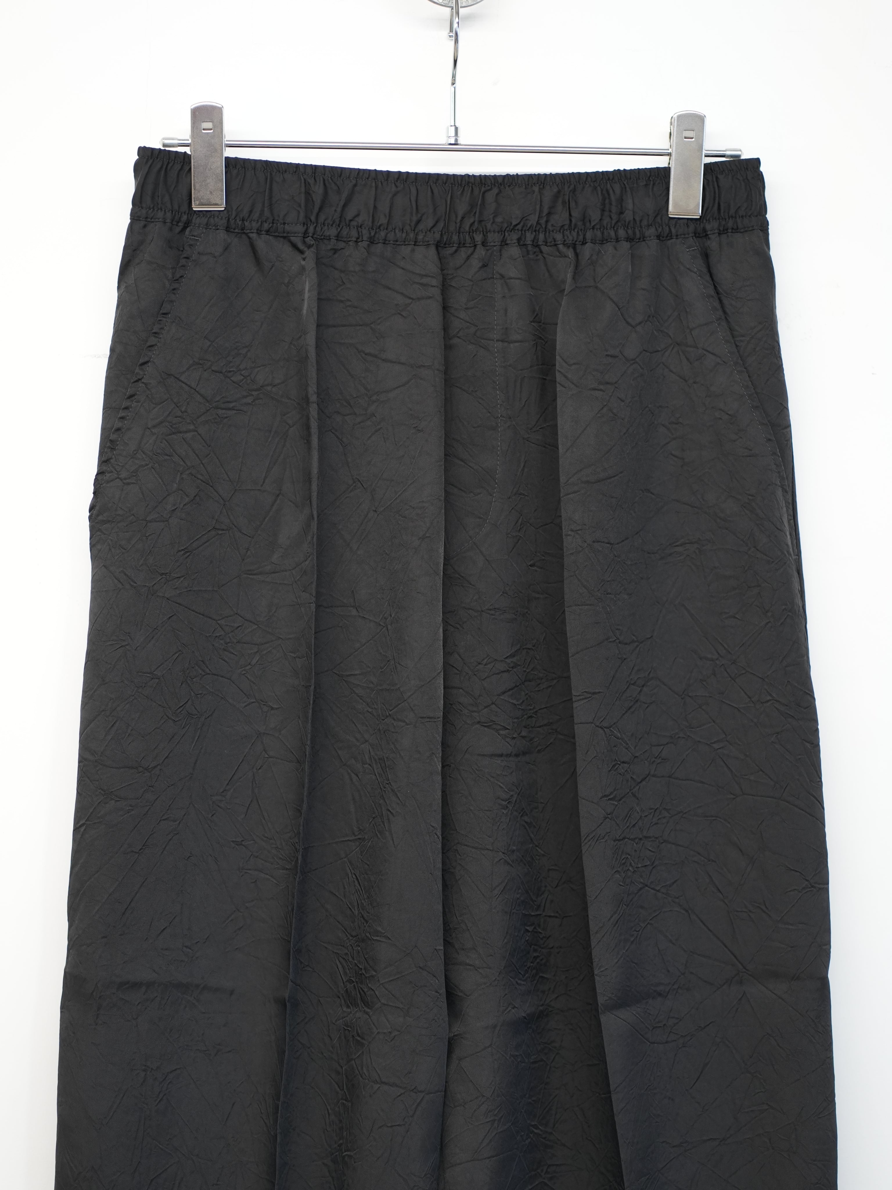 OVERSIZED PYJAMA PANTS(Black)
