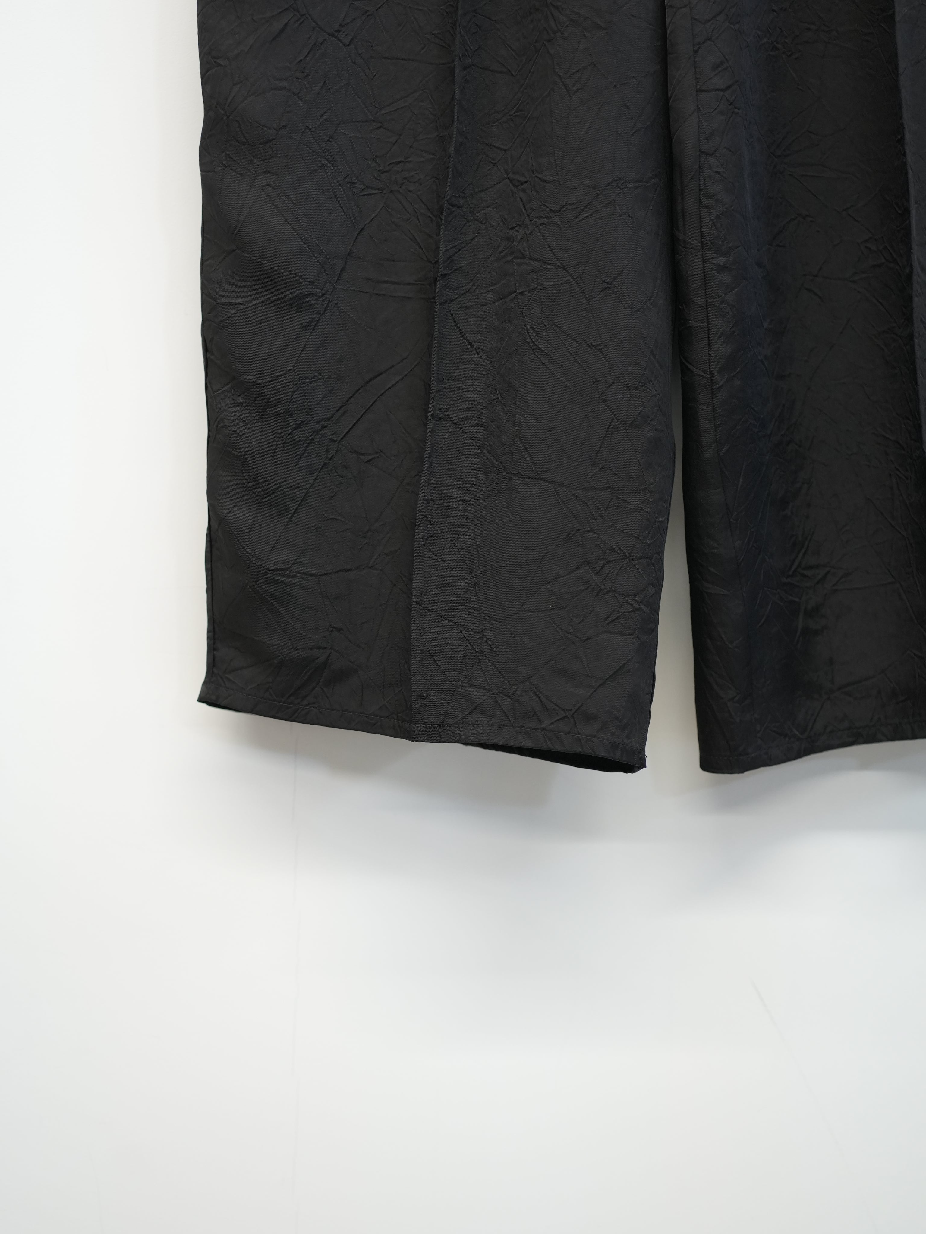 OVERSIZED PYJAMA PANTS(Black)