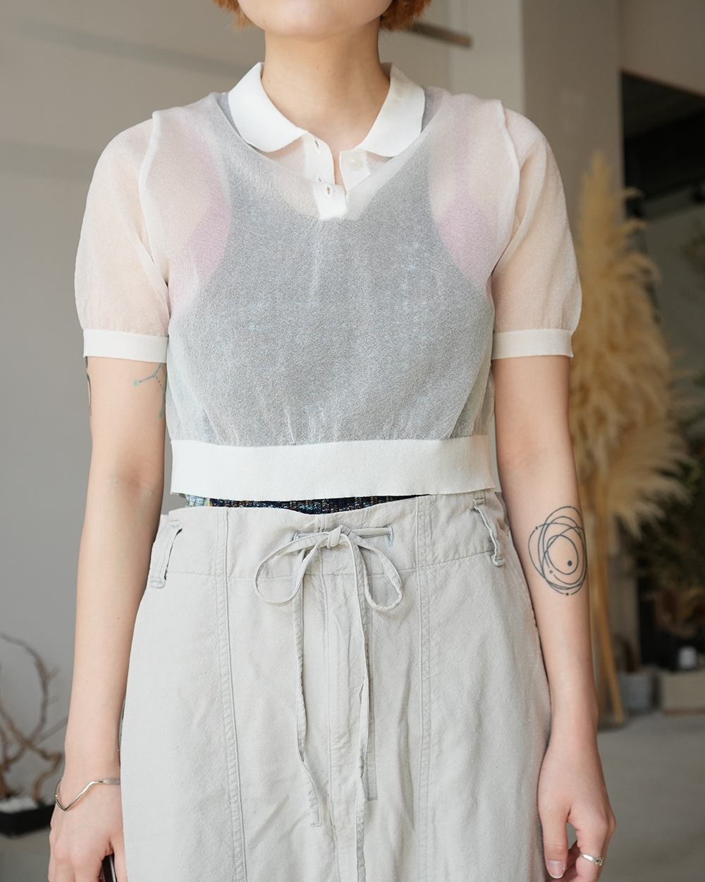frost chibi polo tops(WHITE)