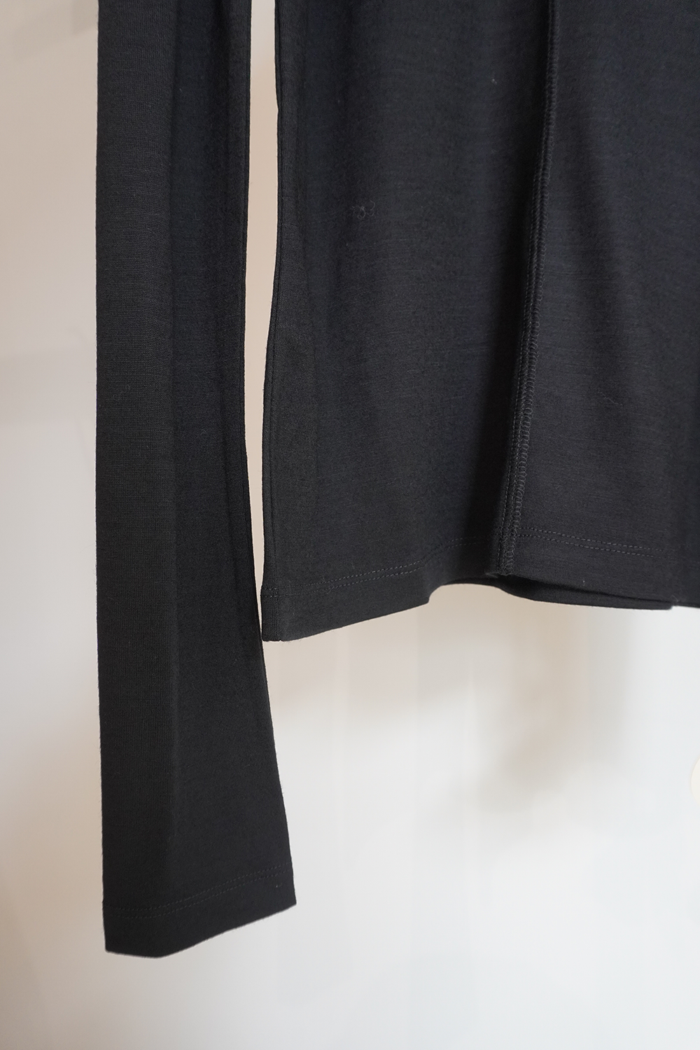 Washable Wool Corset Stitch Tops(Black)