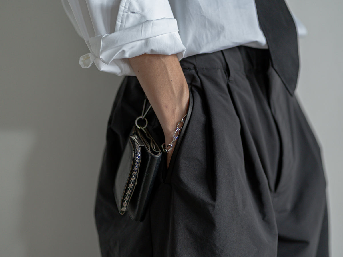 【予約販売】UTILITY DRAPE TUCK PANTS ex. etoqk