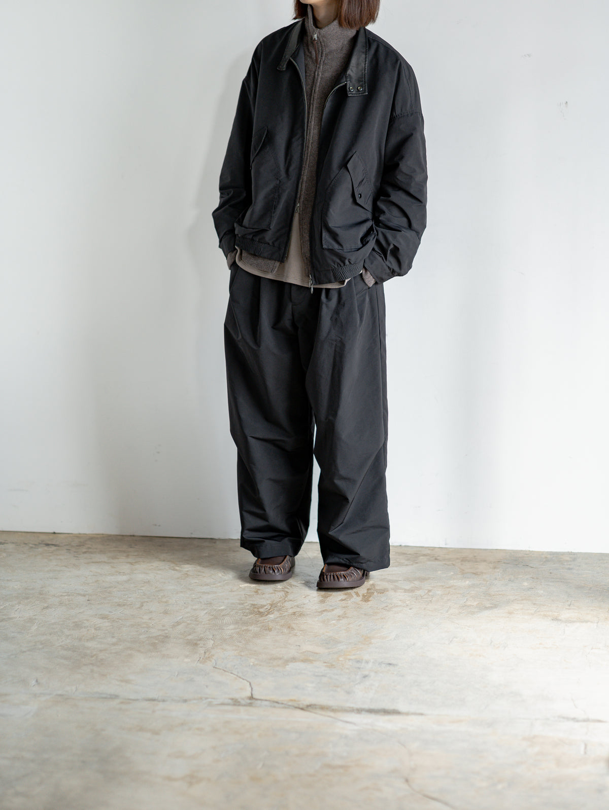 【予約販売】UTILITY DRAPE TUCK PANTS ex. etoqk