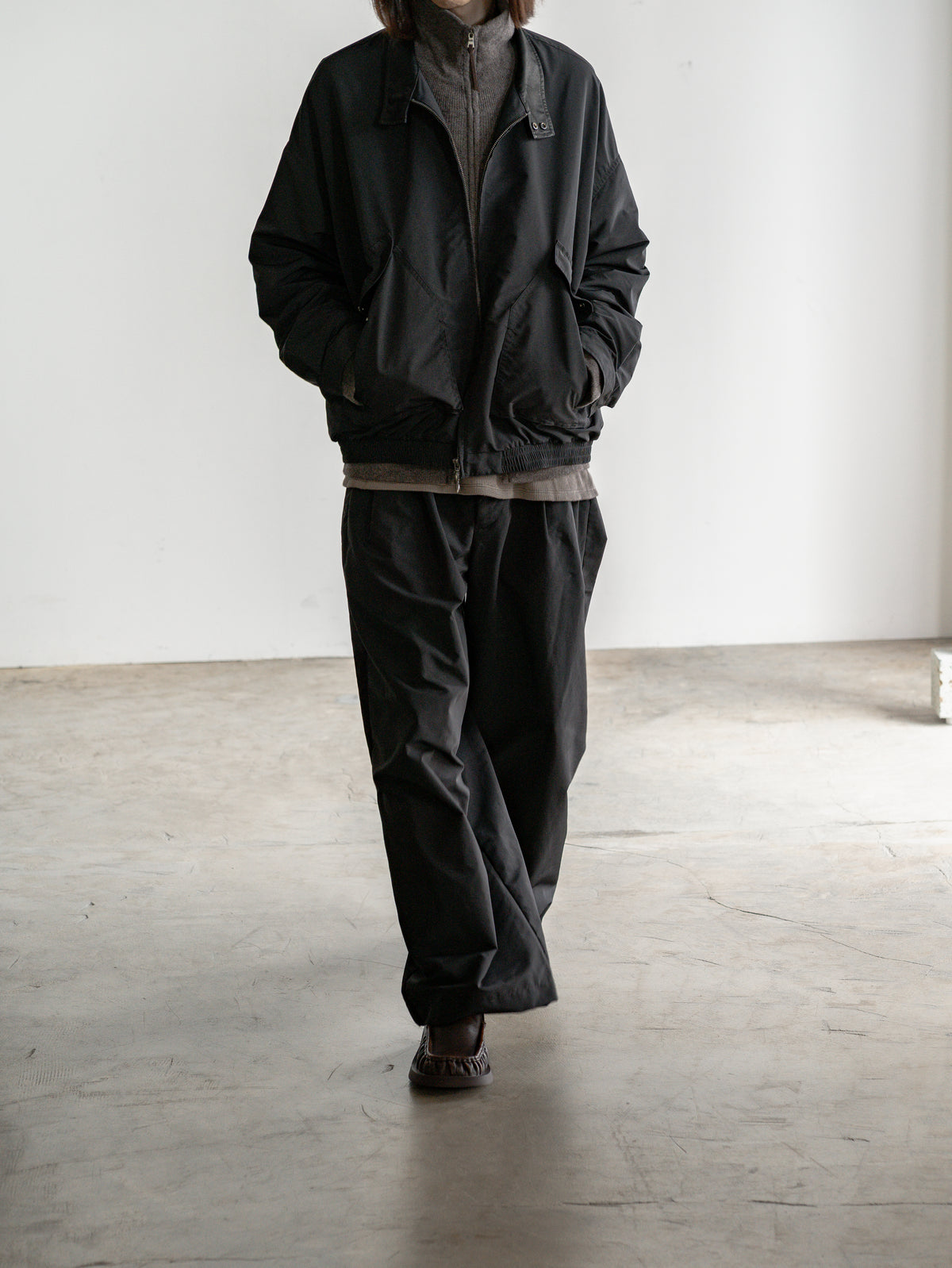 【予約販売】UTILITY DRAPE TUCK PANTS ex. etoqk