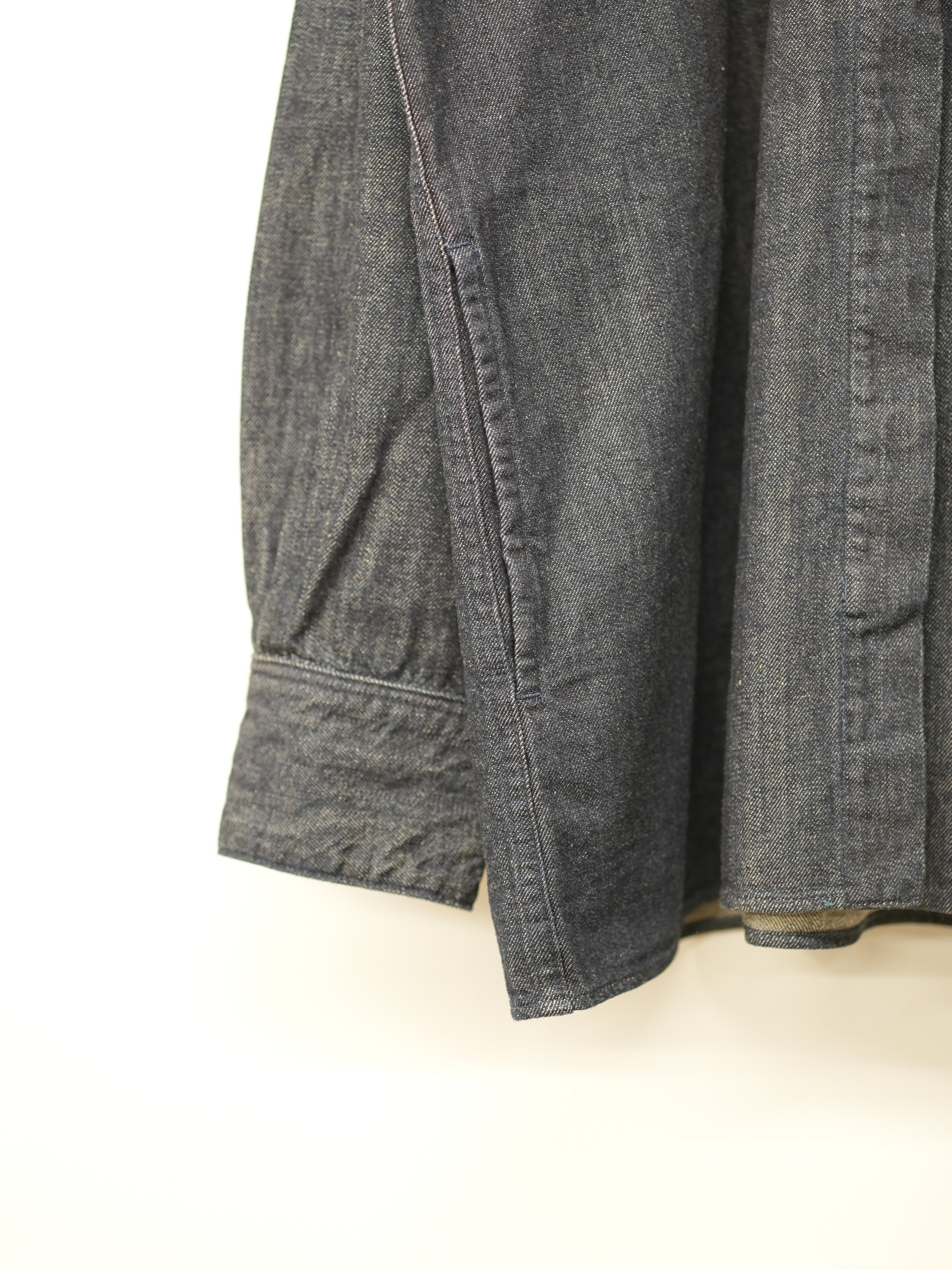 The Opal Denim Over Shirt(Solid 1wash)