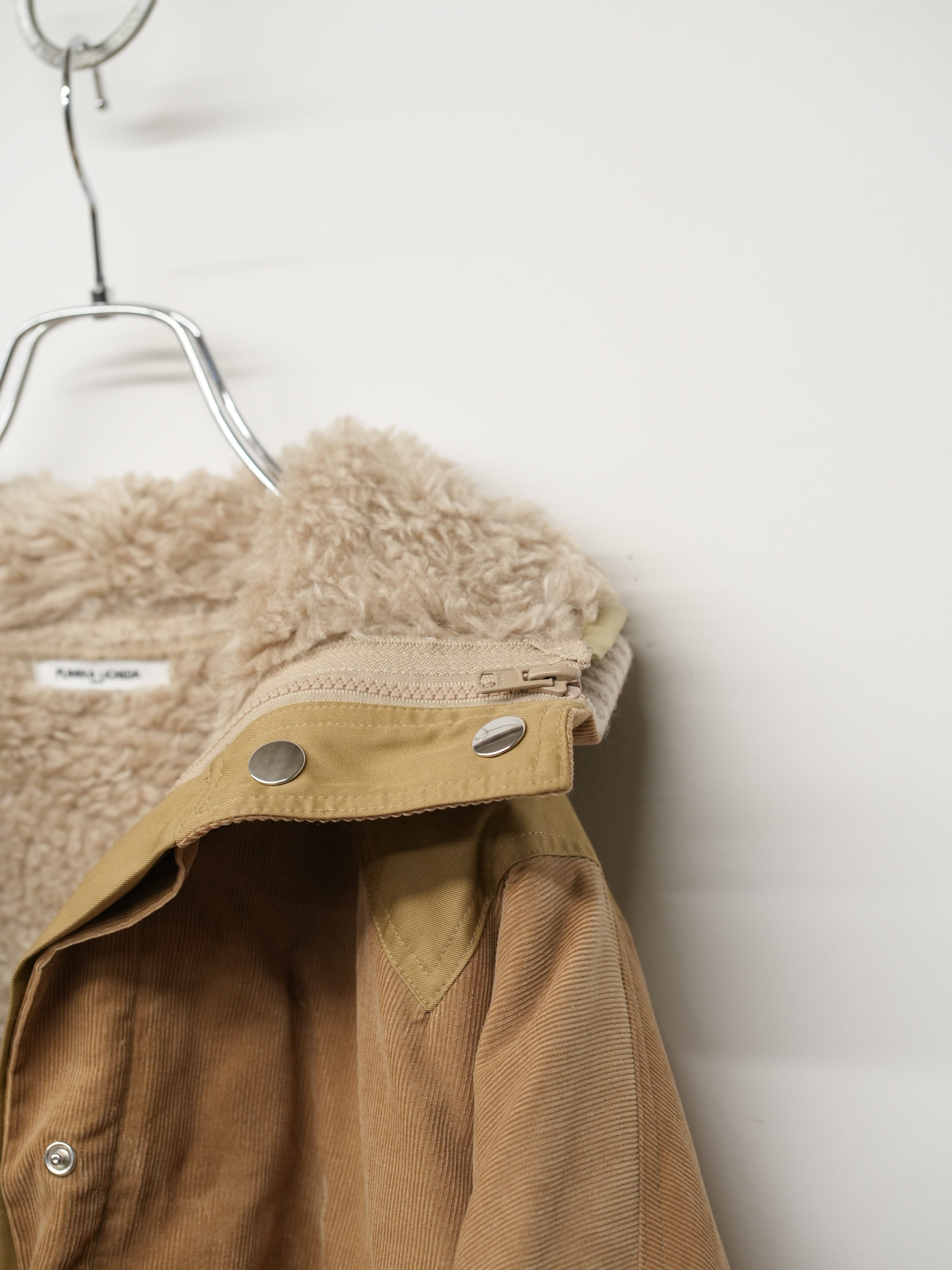 CORD REVERSIBLE BLOUSON_removal boa liner