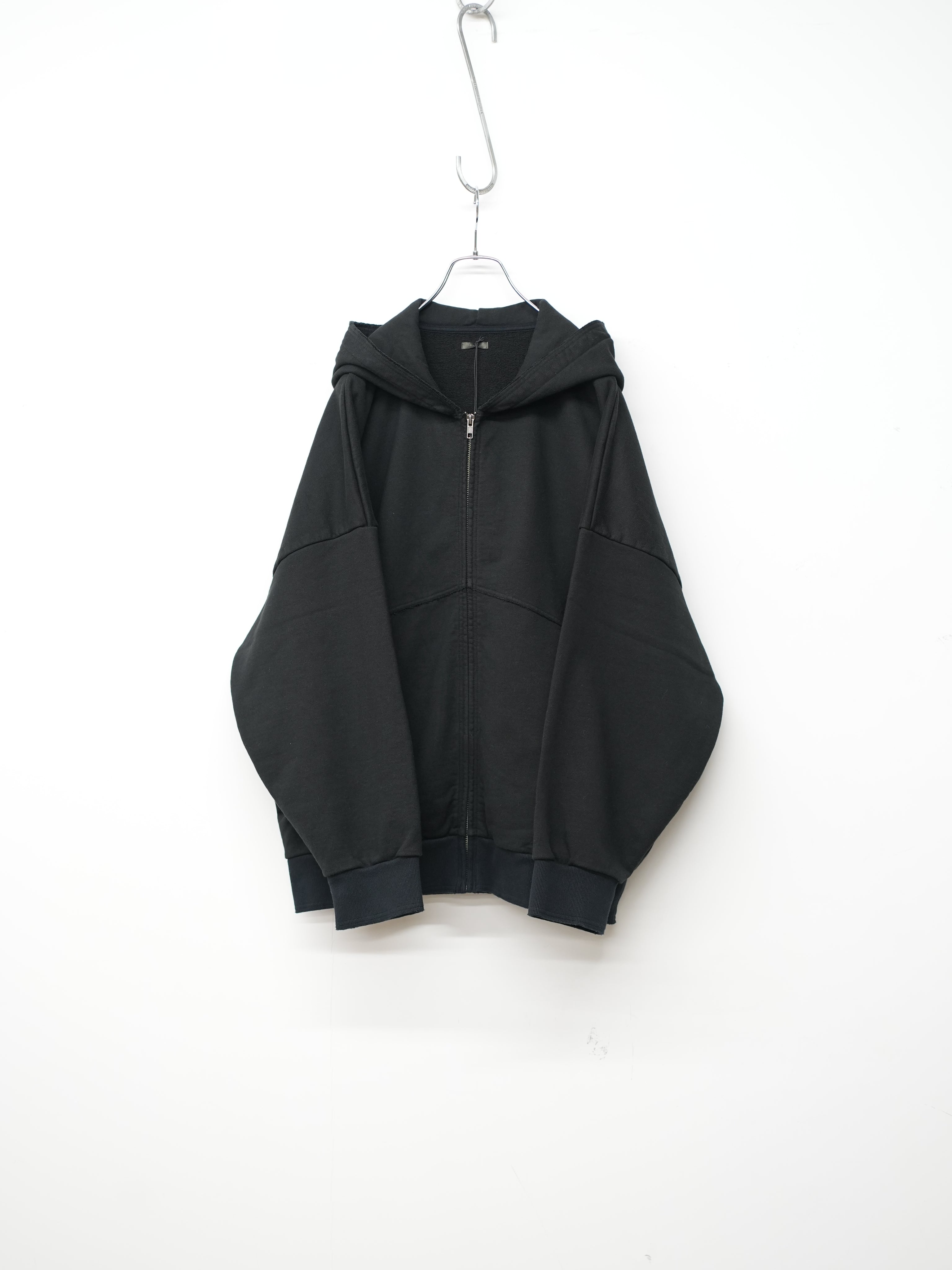 CUT OFF ZIP HOODIE