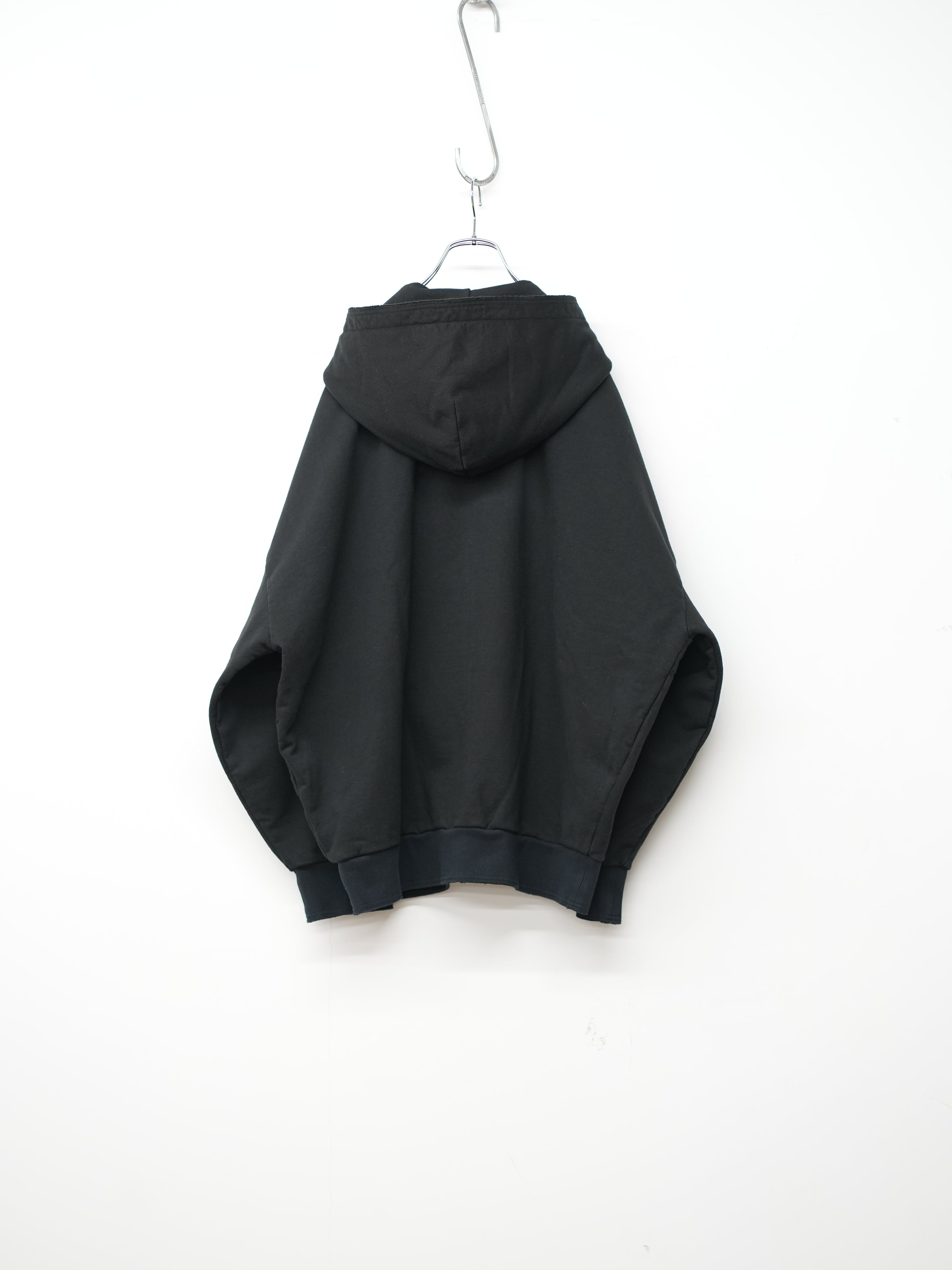 CUT OFF ZIP HOODIE
