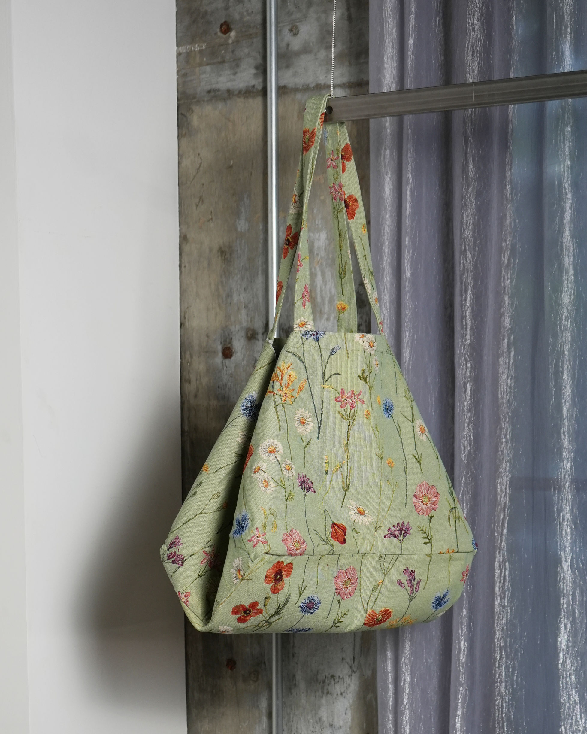 I-Gobelin Bag(Green Wildflowers)