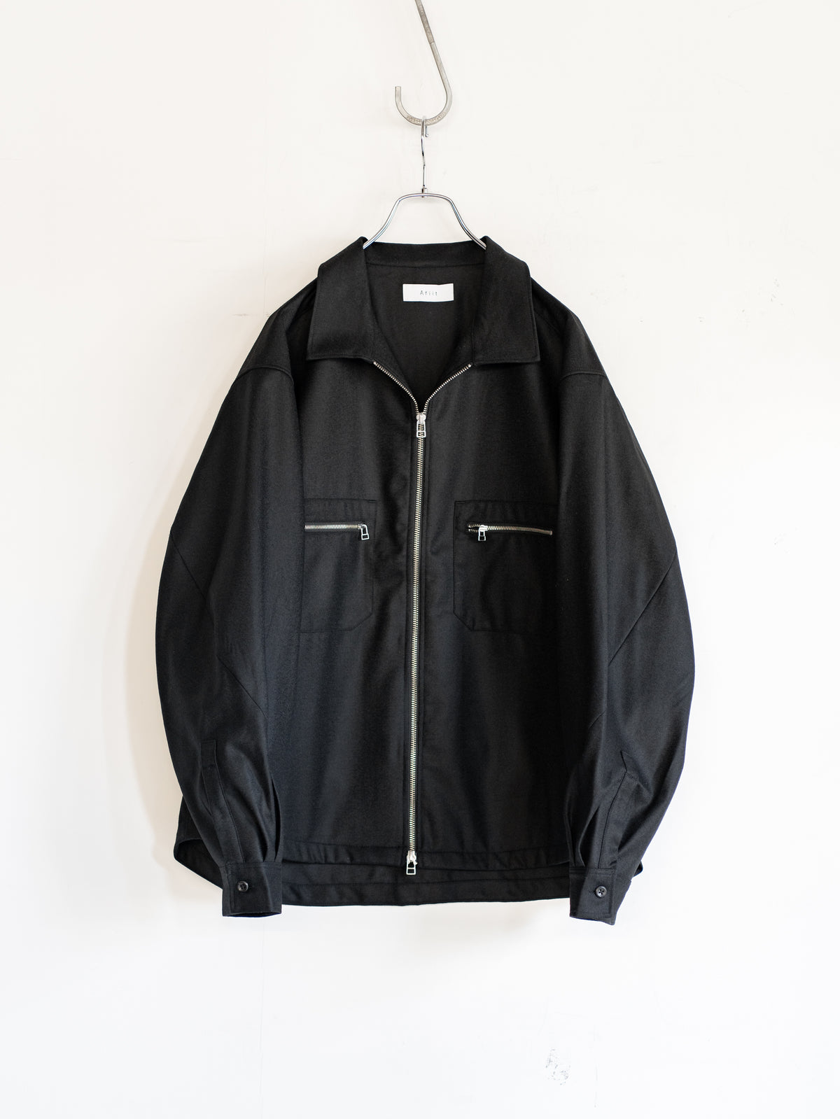 WOOL ZIP SHIRT