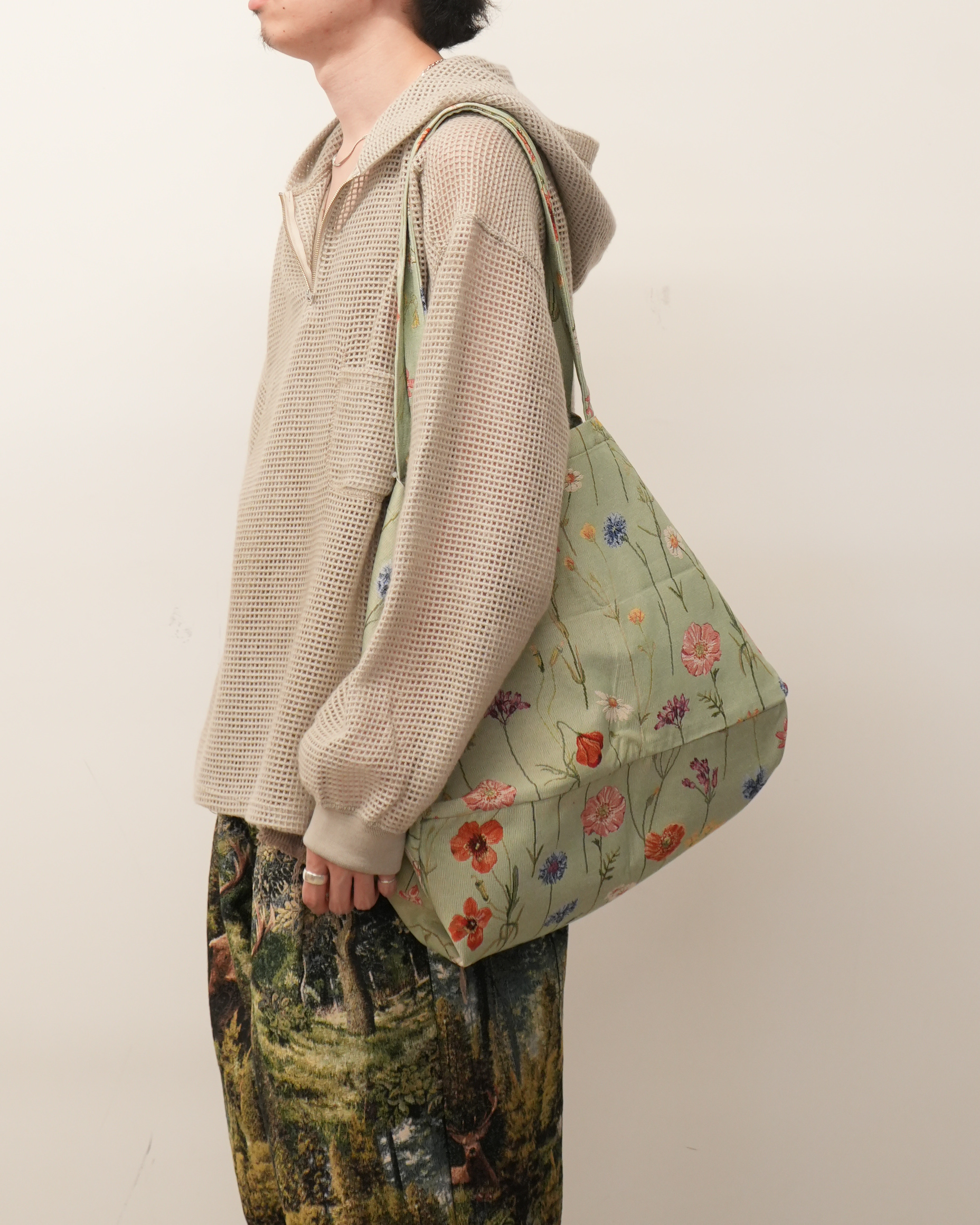 I-Gobelin Bag(Green Wildflowers)