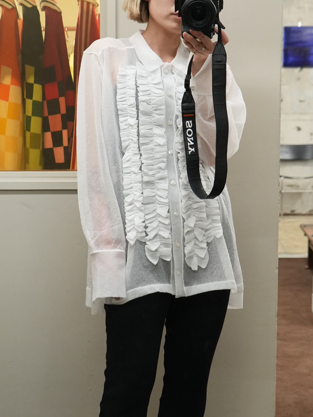 frost frill shirt