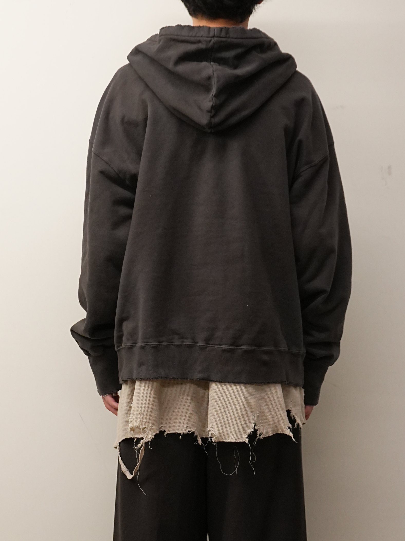 HALF ZIP HOODIE(BLACK)