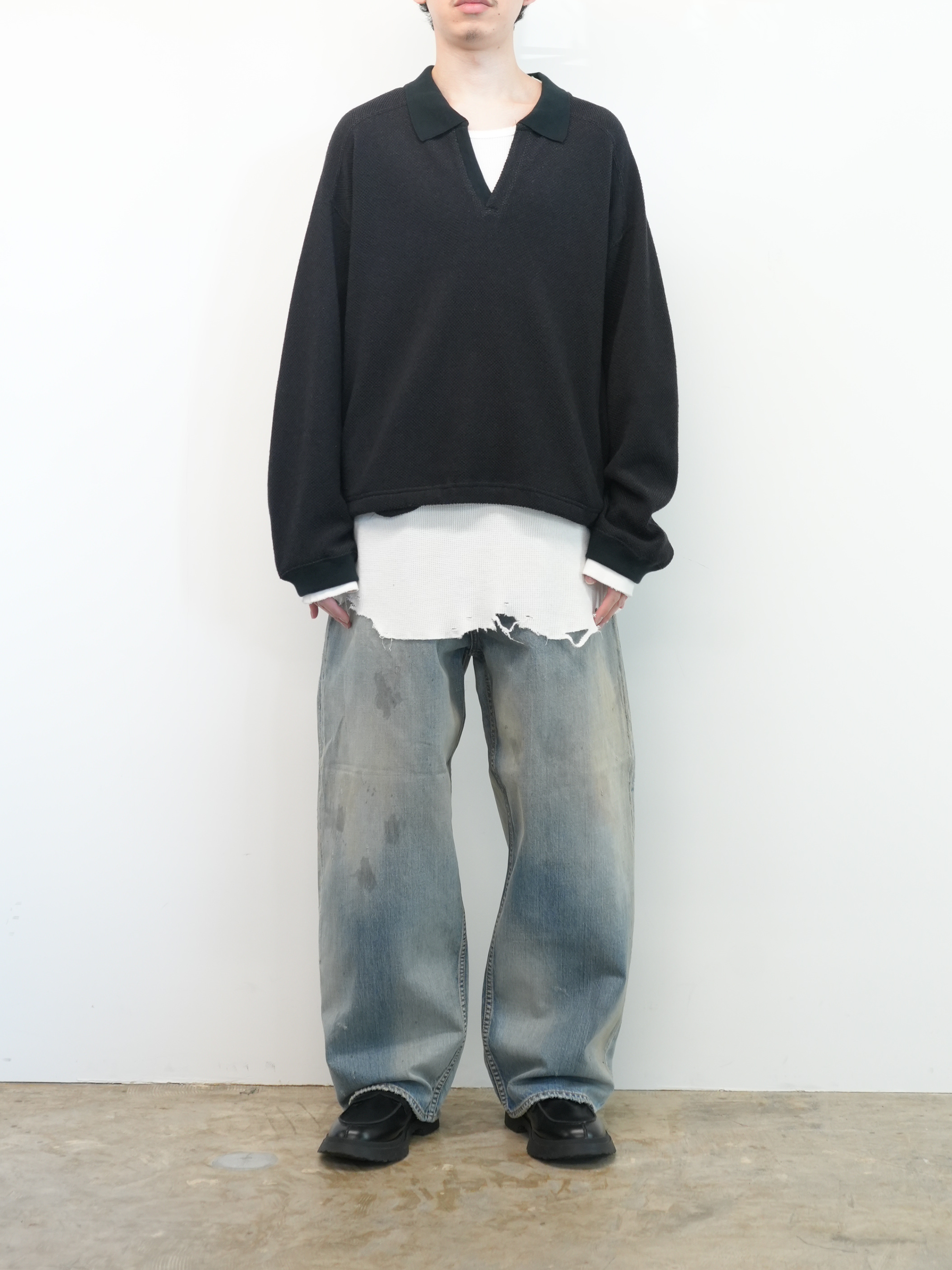 S/C SKIPPER PULLOVER(BLACK)