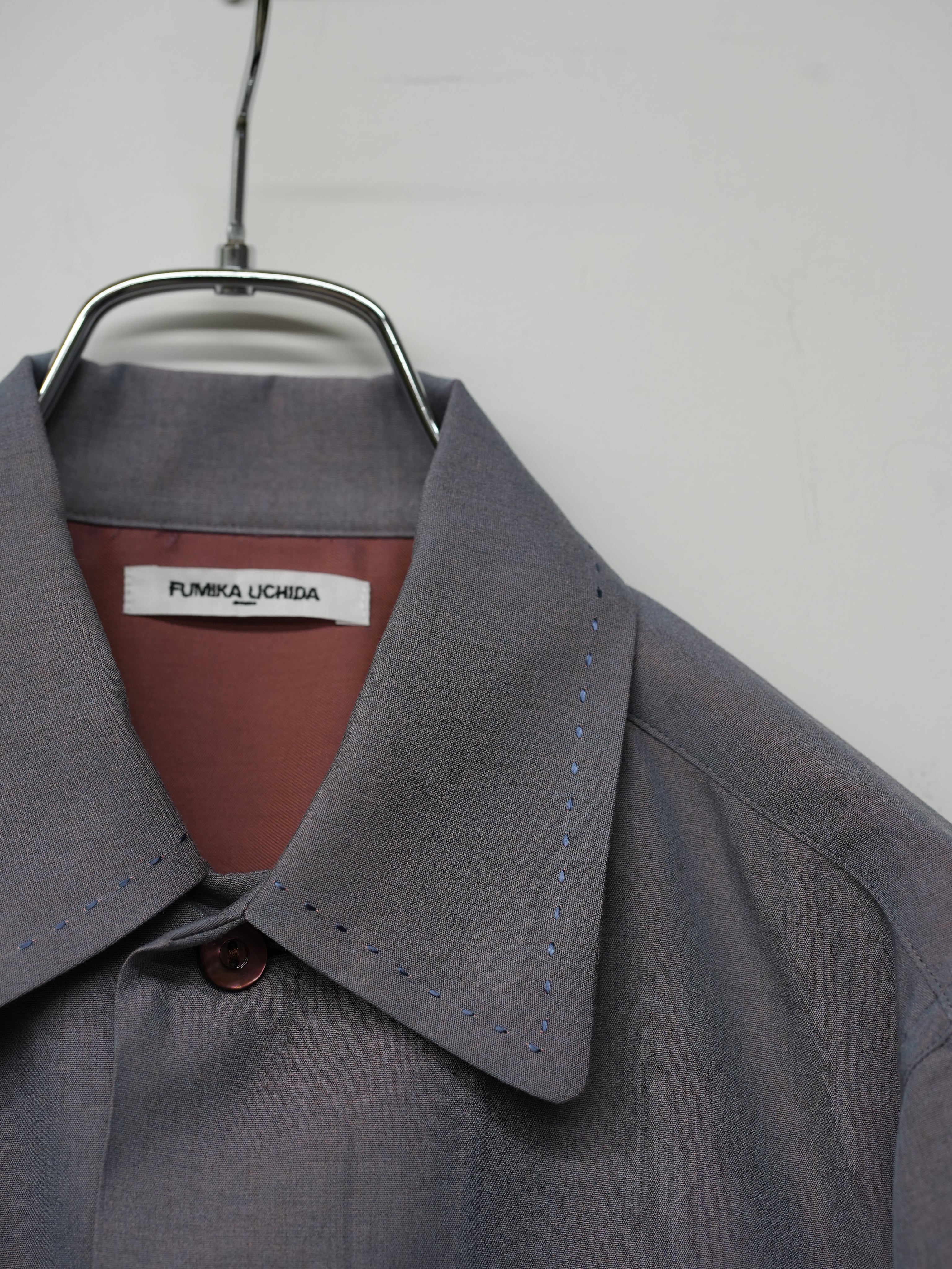Chambray short sleeve shirt
