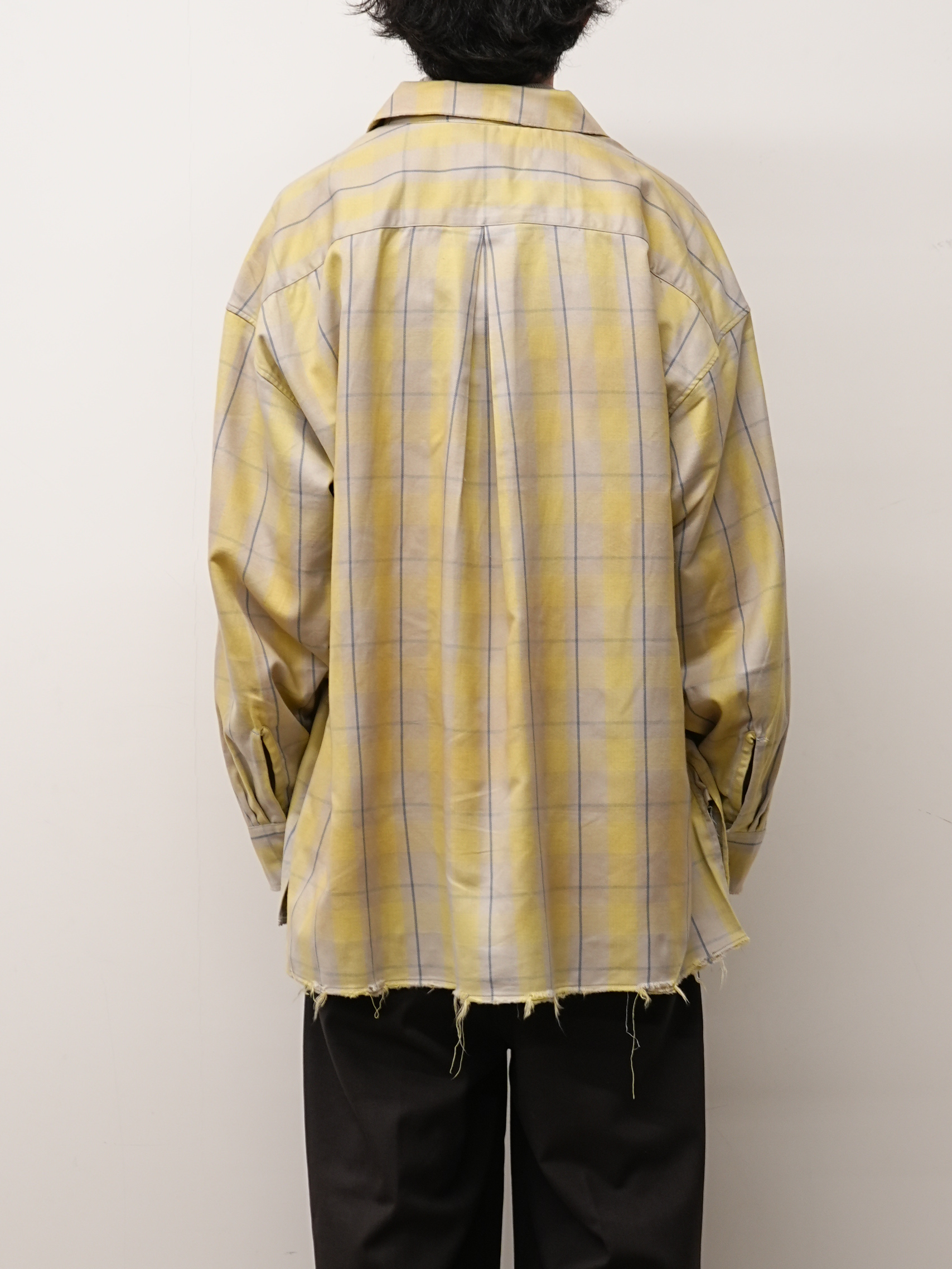 C/R CHECK SHIRT(YELLOW)