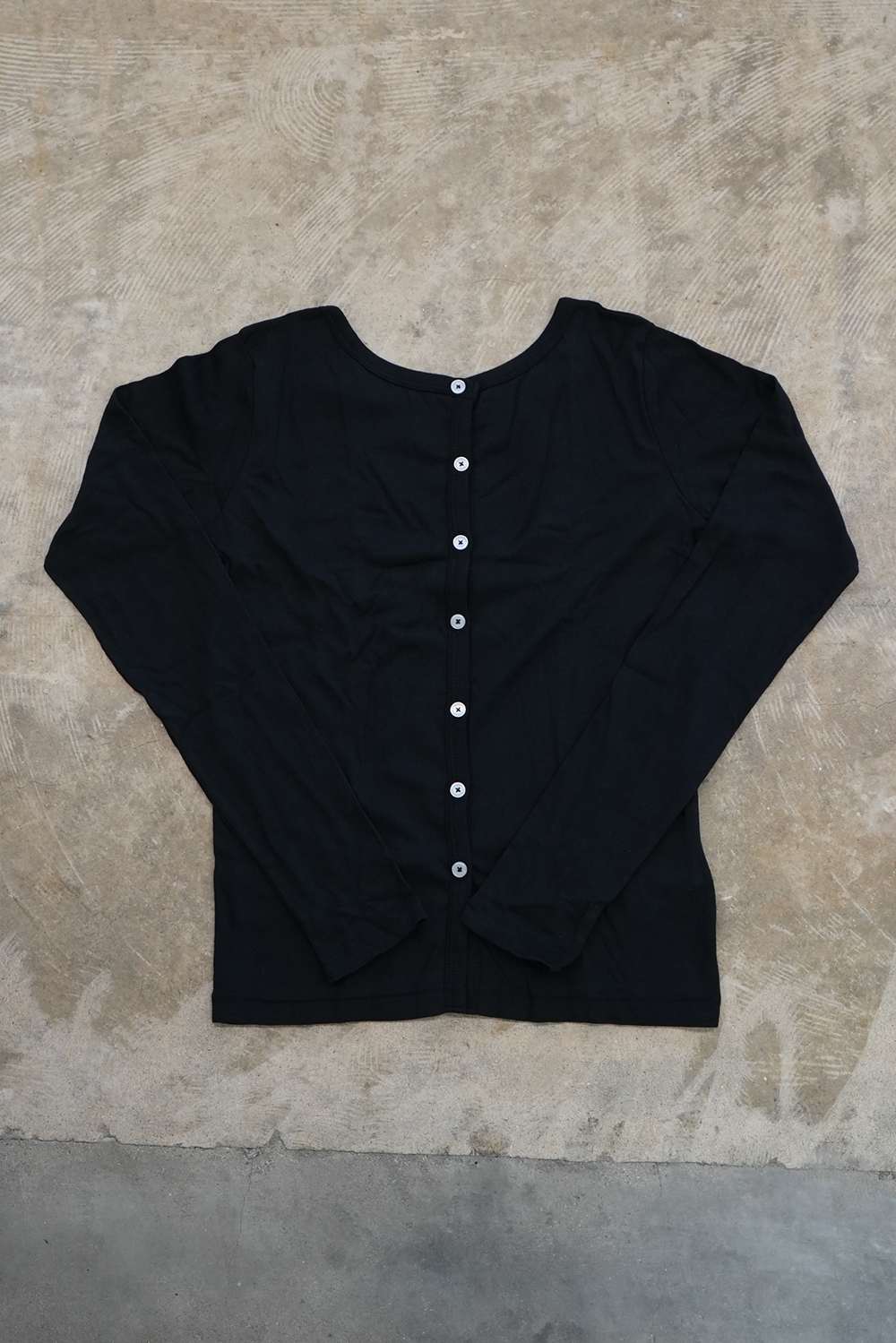 LightPrib L/S Cardigan(BLACK)