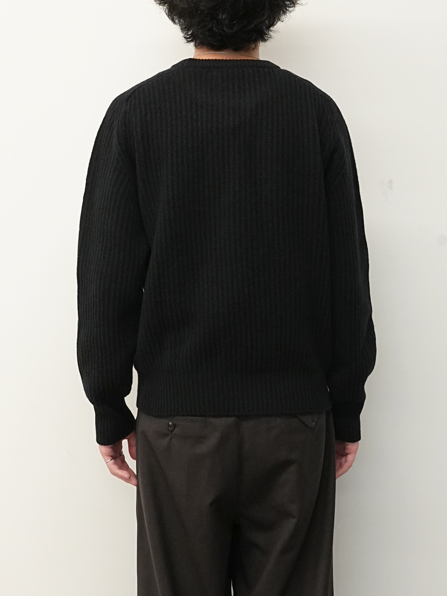 CASHMERE & WOOL MAXI RIBBED RAGLAN SWEATER