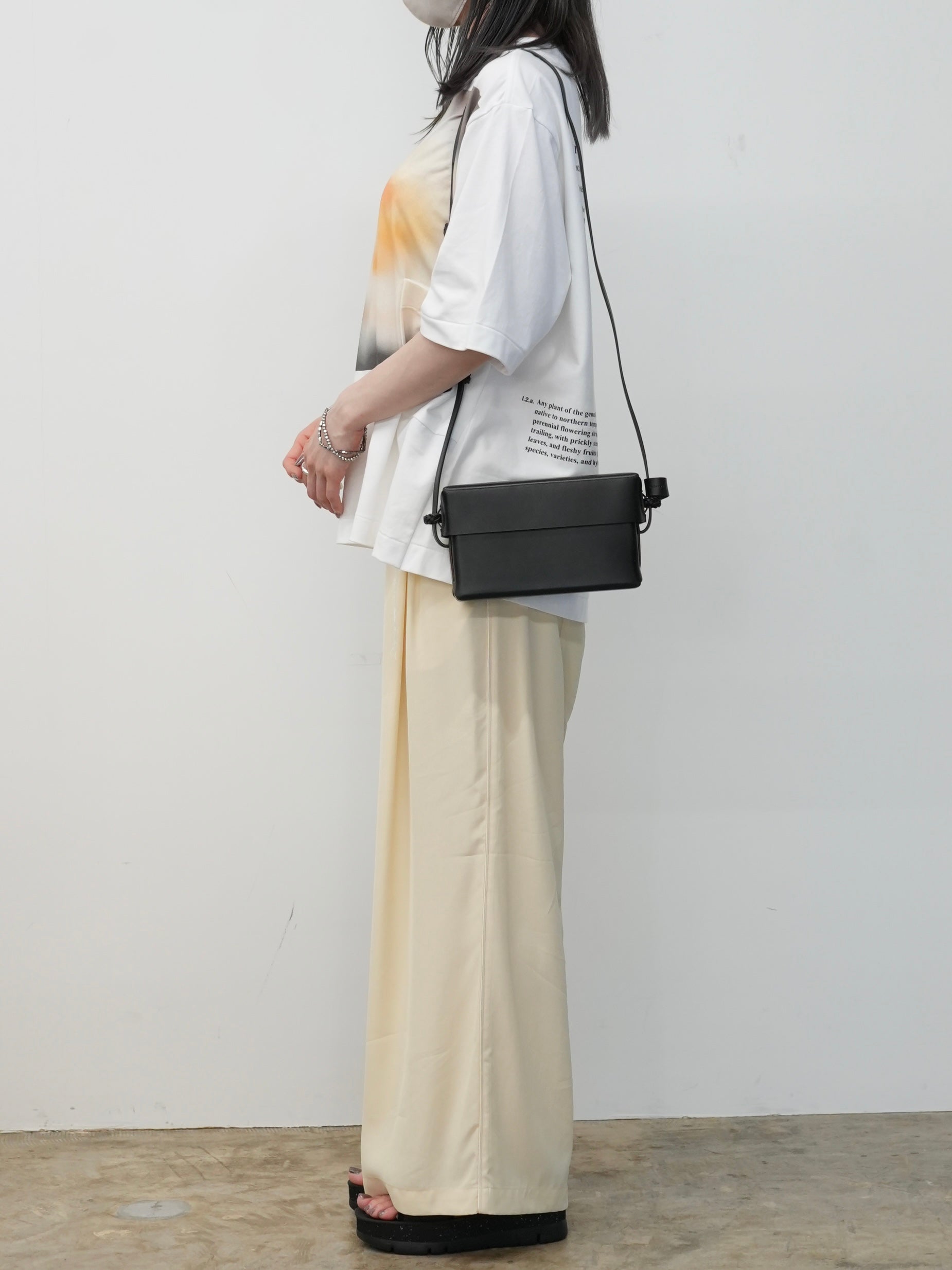 Woven Lid Bag(All-Black)