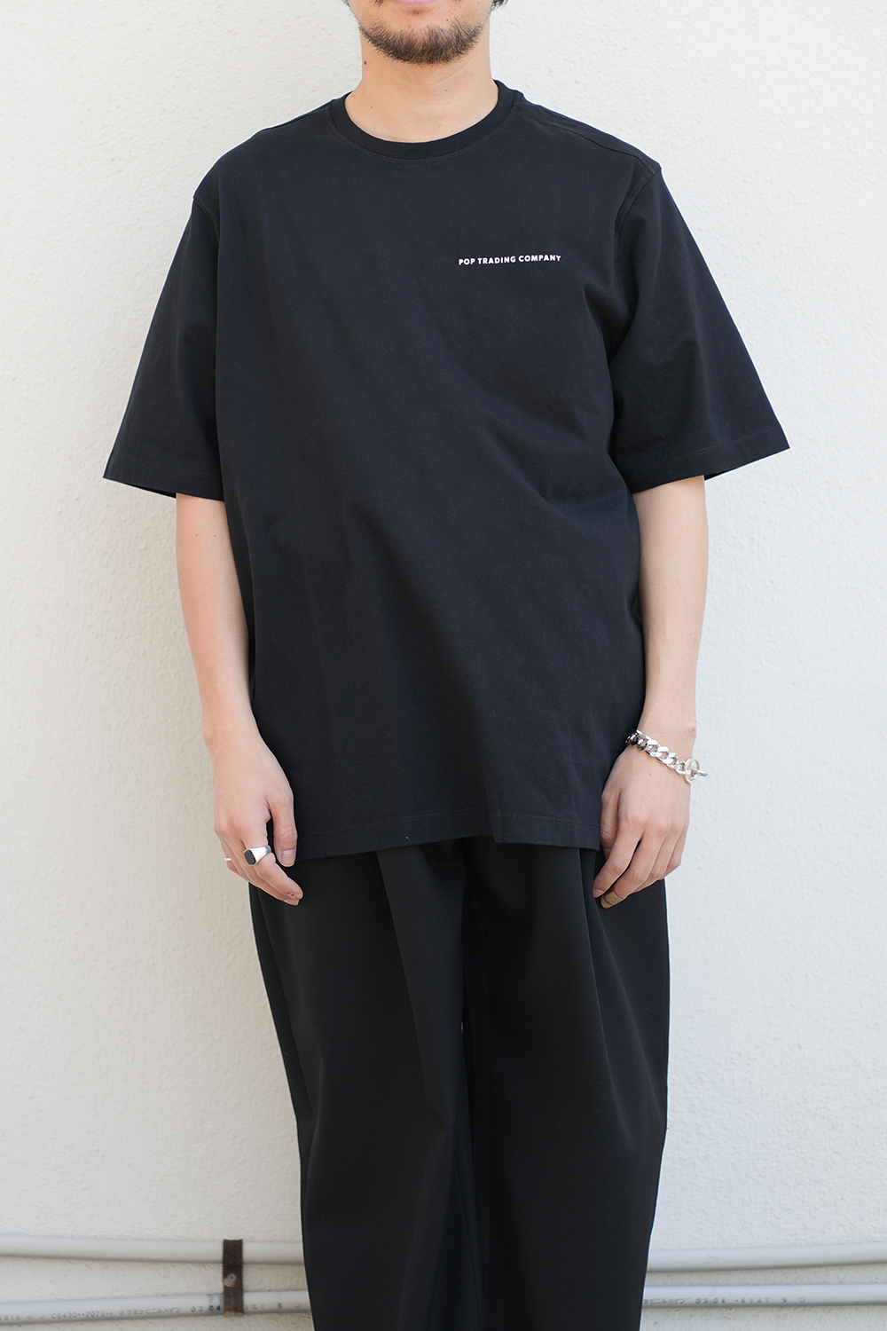 logo t-shirt(black/white)