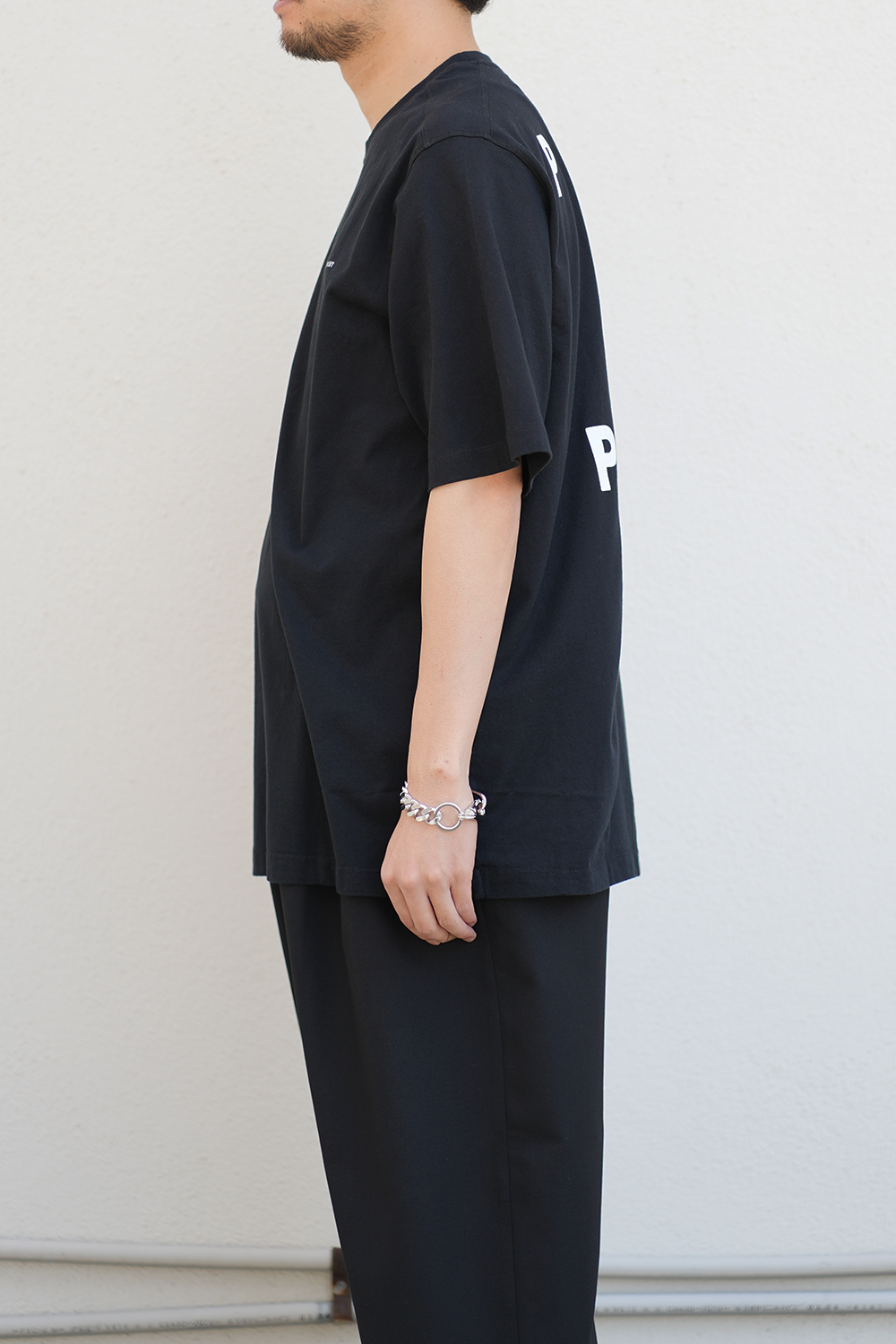 logo t-shirt(black/white)