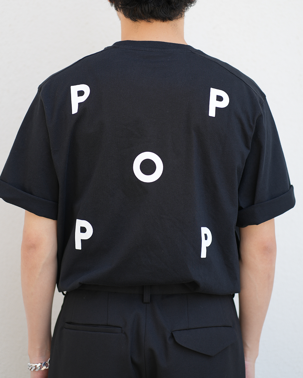 logo t-shirt(black/white)