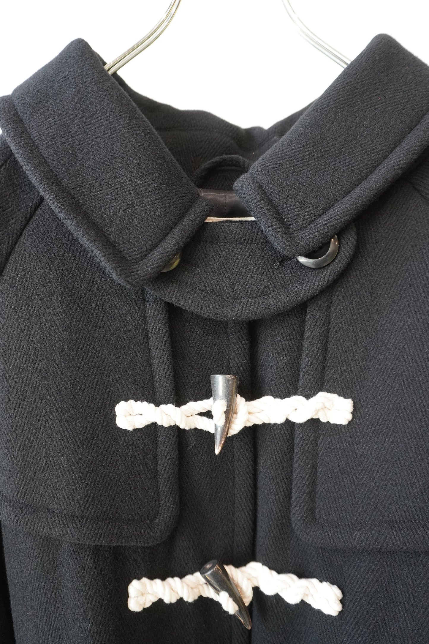 [50%OFF]Herringbone Duffle Coat(BLACK)
