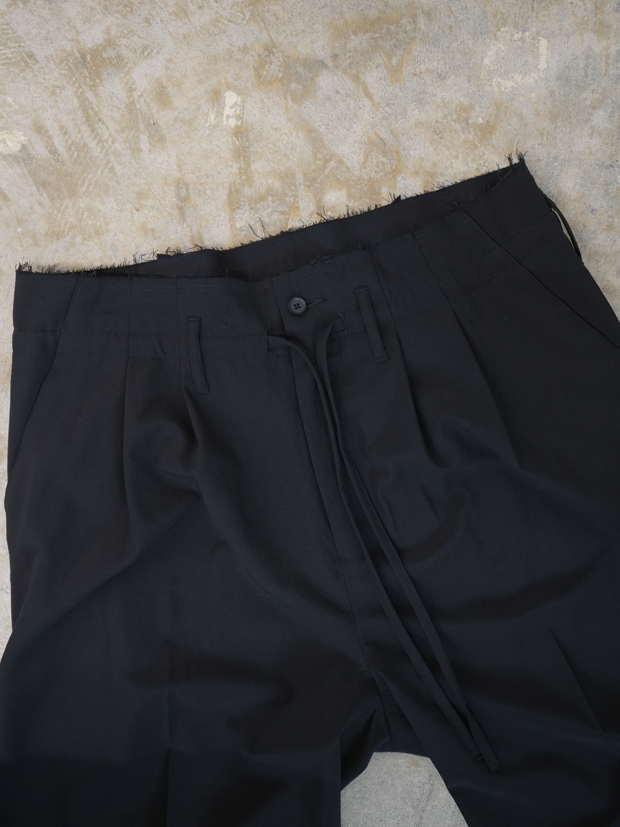 【ANCELLM × YOKE】WOOL TROPICAL EASY PANTS XO