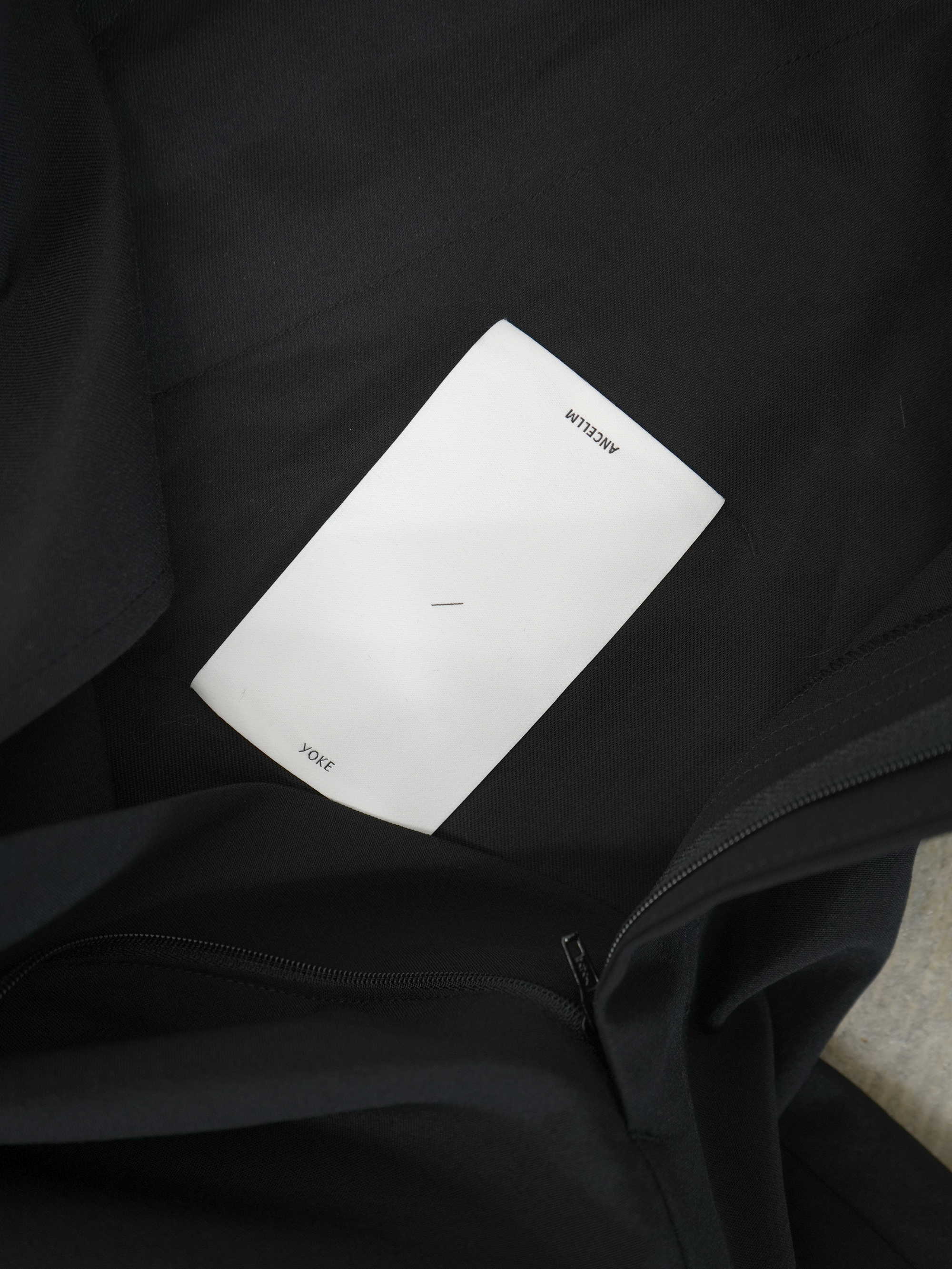 【ANCELLM × YOKE】WOOL TROPICAL EASY PANTS XO