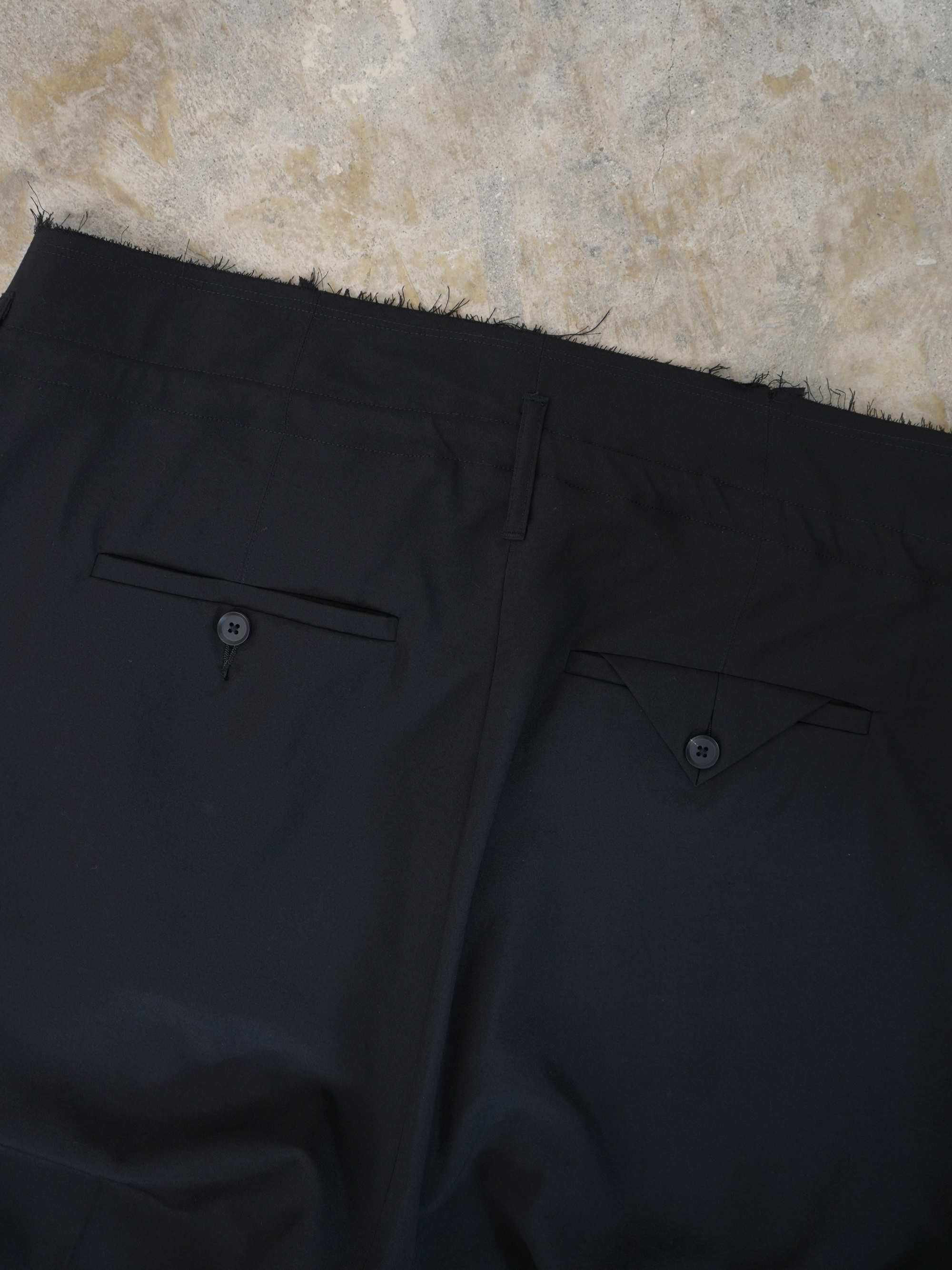 【ANCELLM × YOKE】WOOL TROPICAL EASY PANTS XO