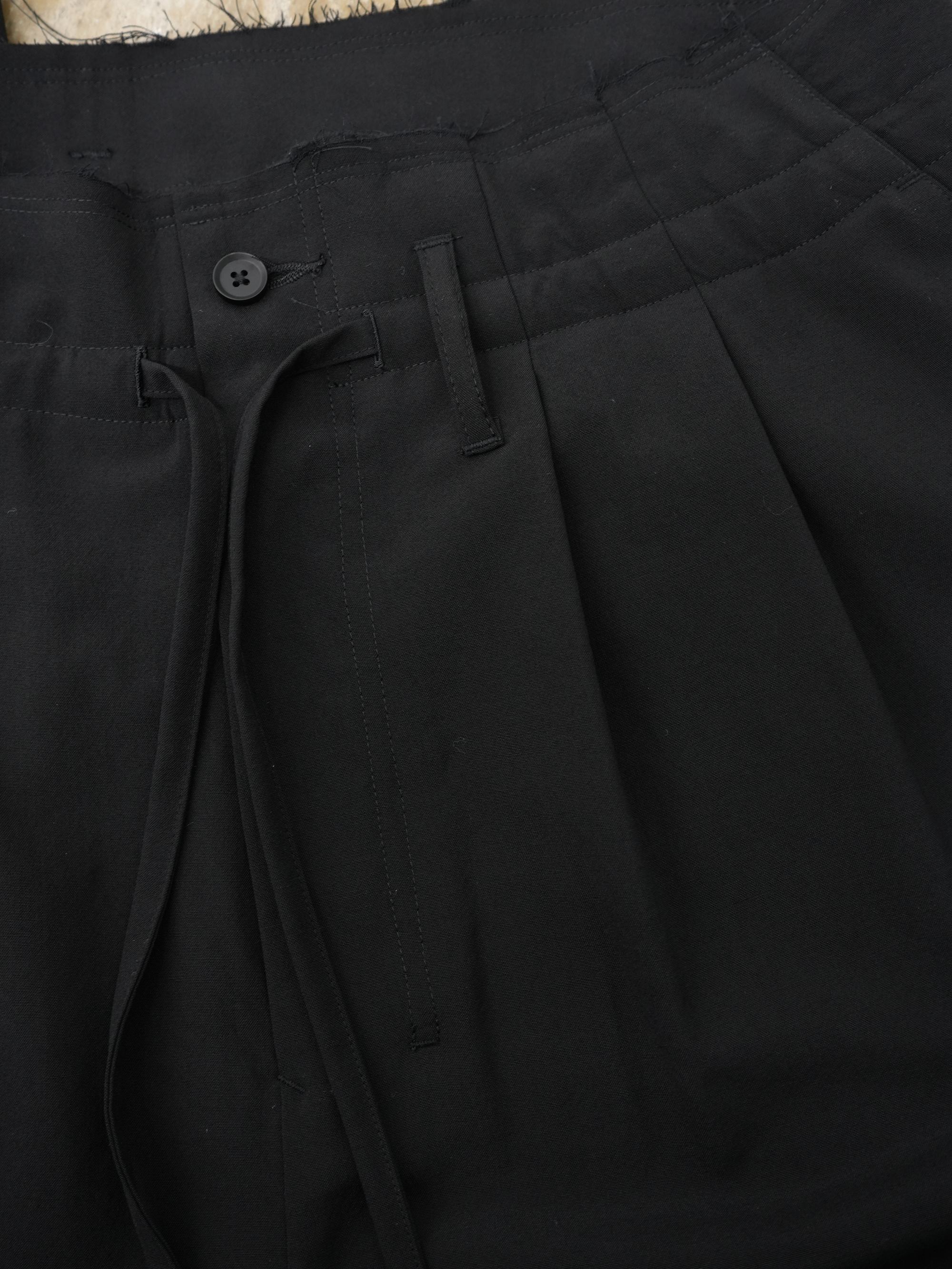 【ANCELLM × YOKE】WOOL TROPICAL EASY PANTS XO