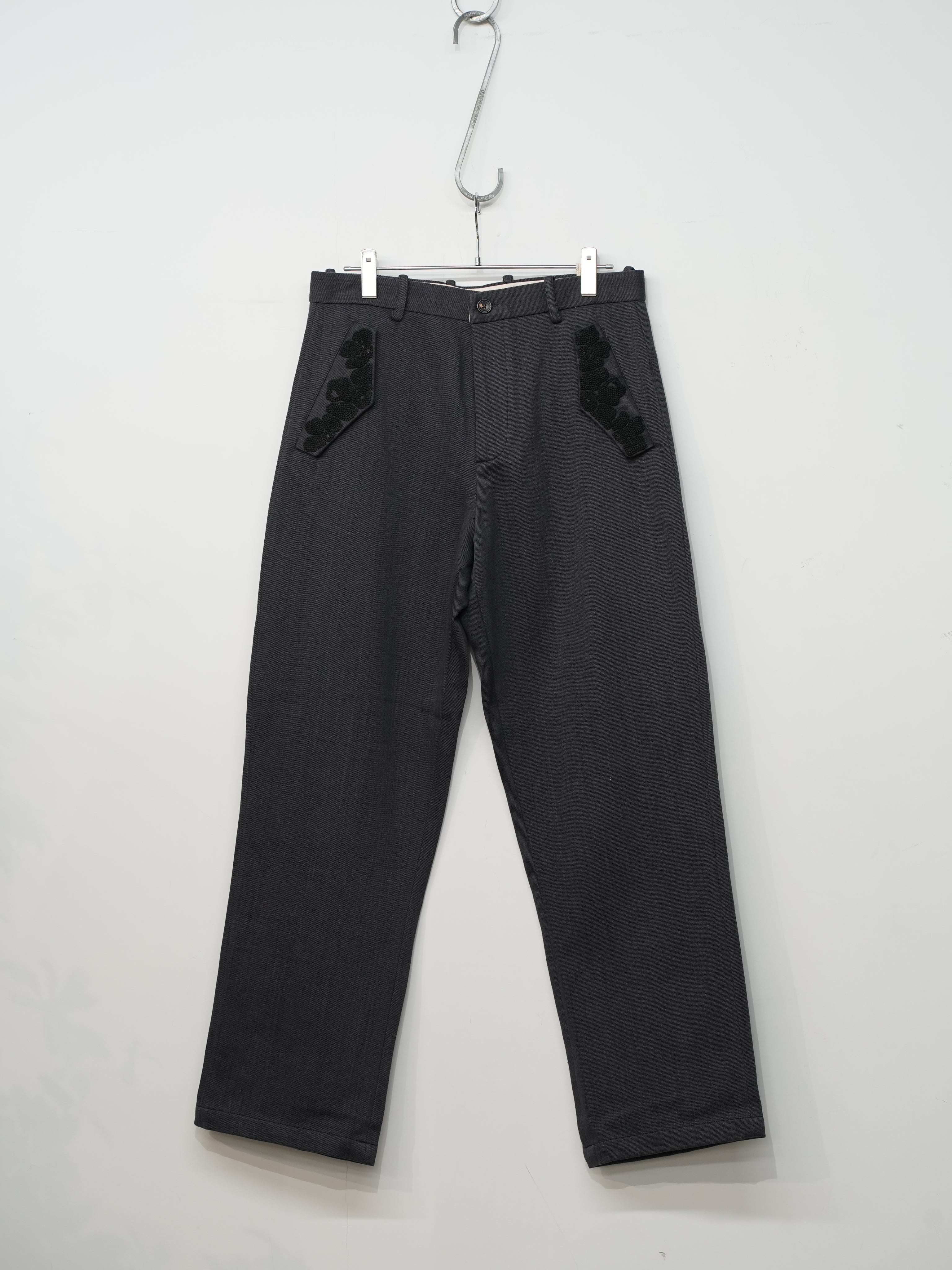 Cargo Flap Trouser(Black)