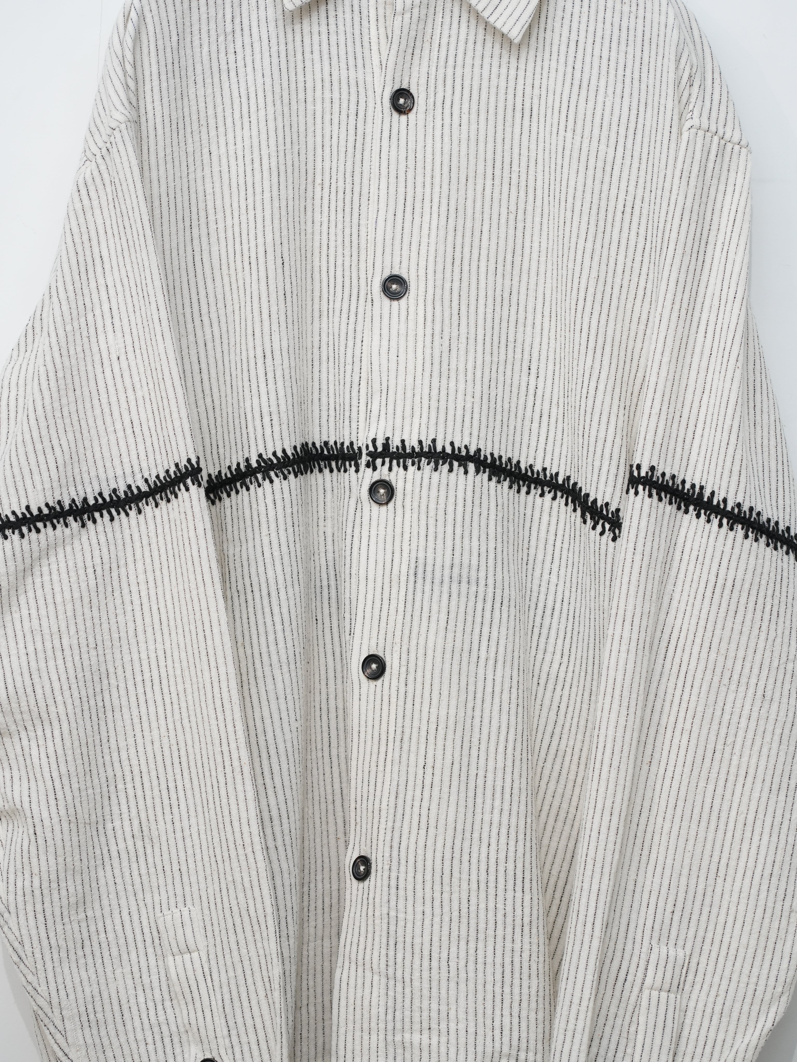 Rabari Shirt(White/Black)