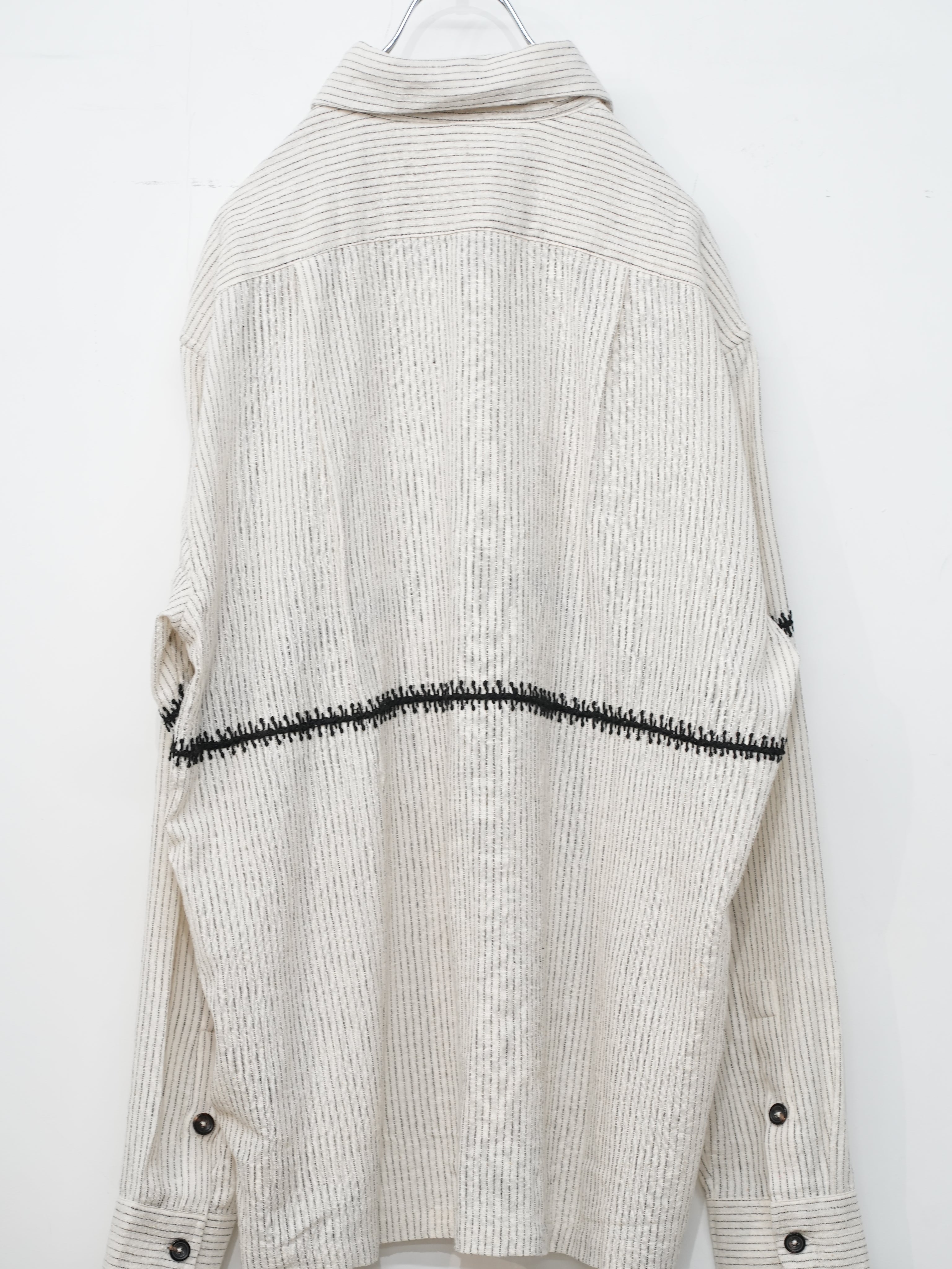 Rabari Shirt(White/Black)