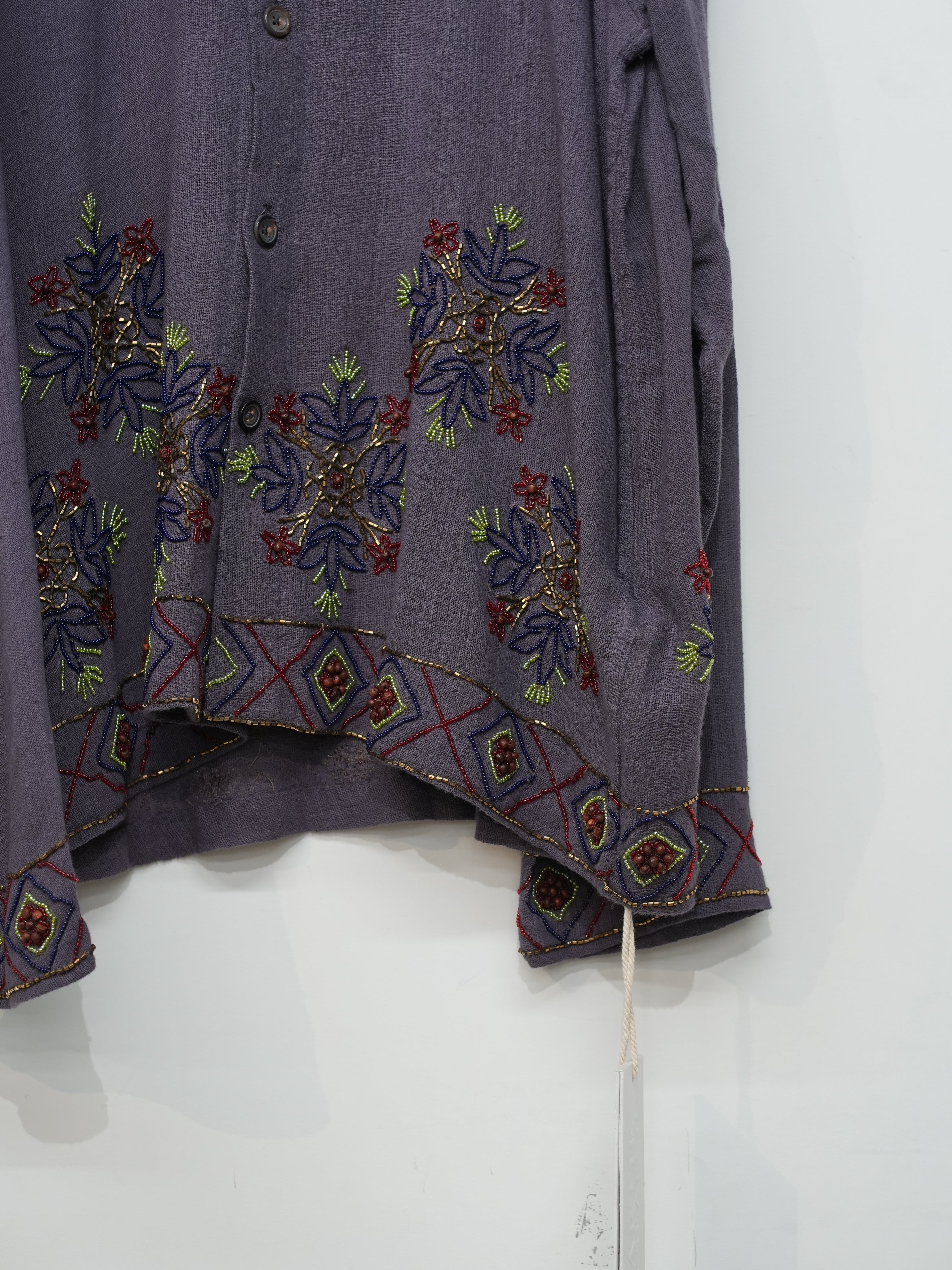Box Shirt(Lavender/Gold/Brown)