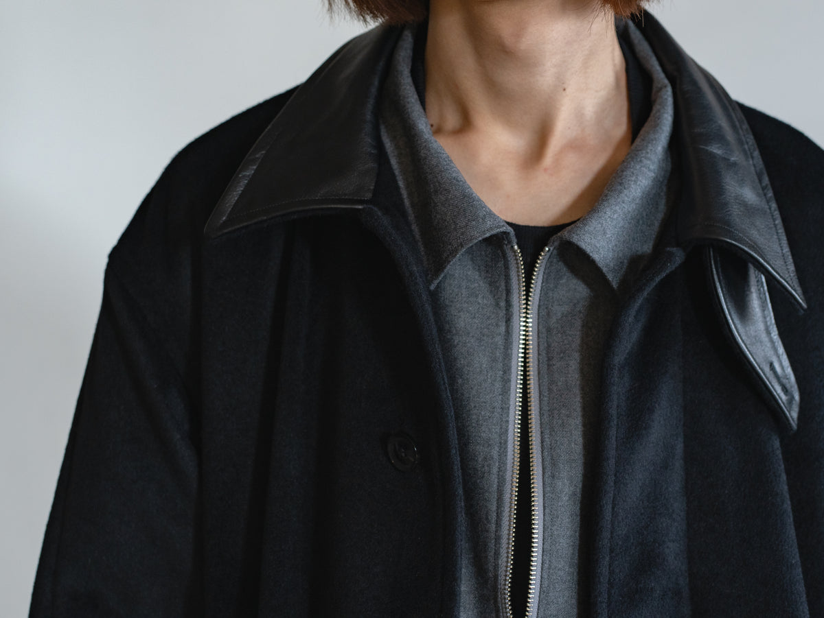 ANGOLA WOOL BALMACAN COAT