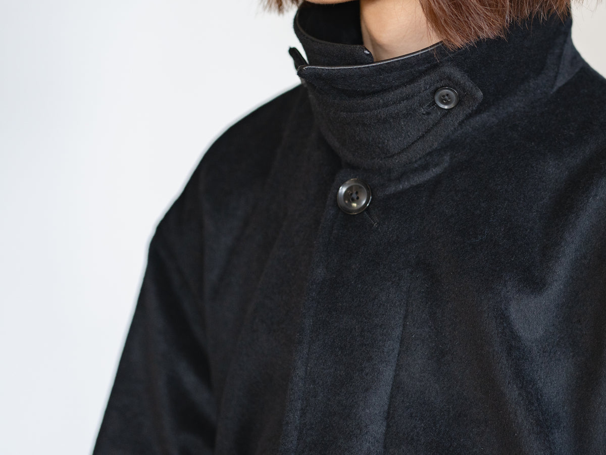 ANGOLA WOOL BALMACAN COAT