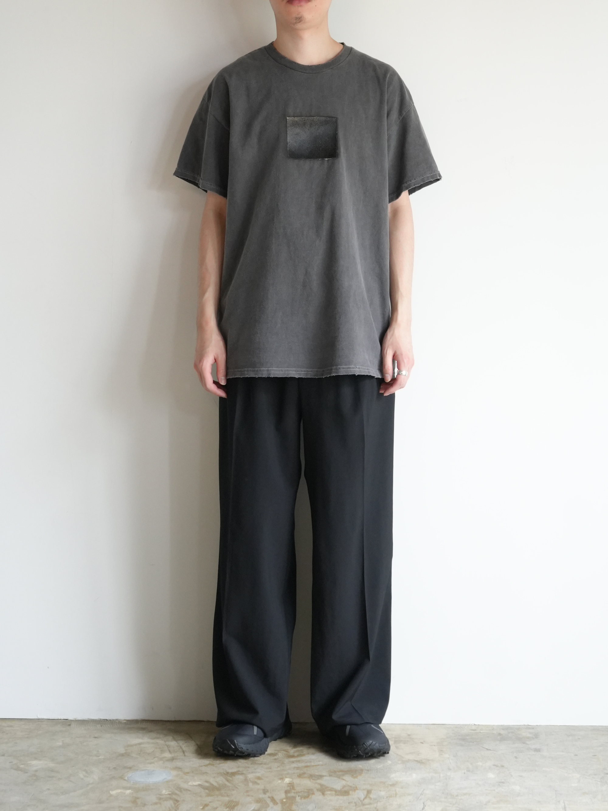 【ANCELLM × YOKE】WOOL TROPICAL EASY PANTS XO