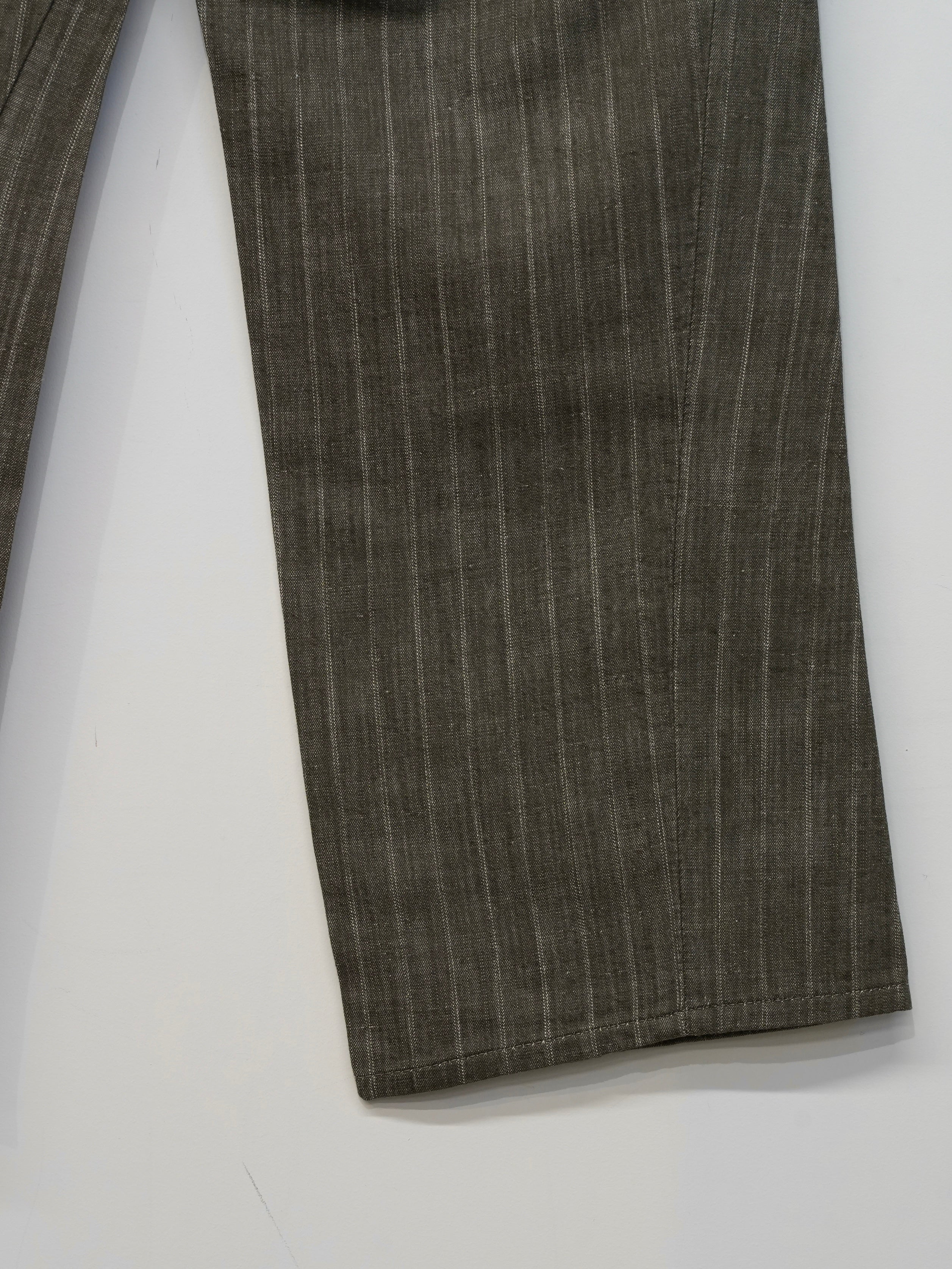 WIDE TWIST(STRIPE KHAKI)