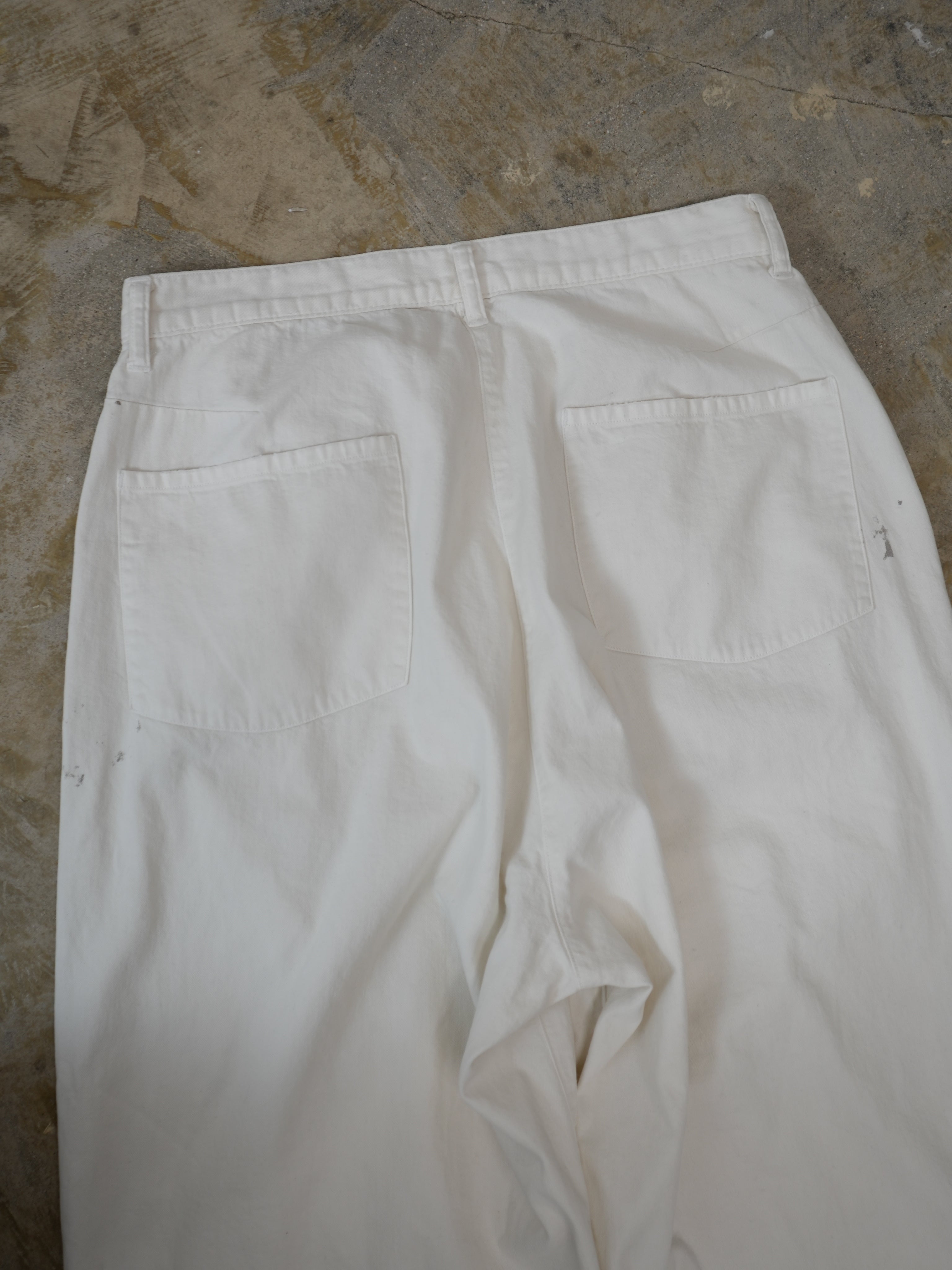 【ANCELLM/exclusive】PAINTED LIGHT OZ REPAIR DENIM PANTS