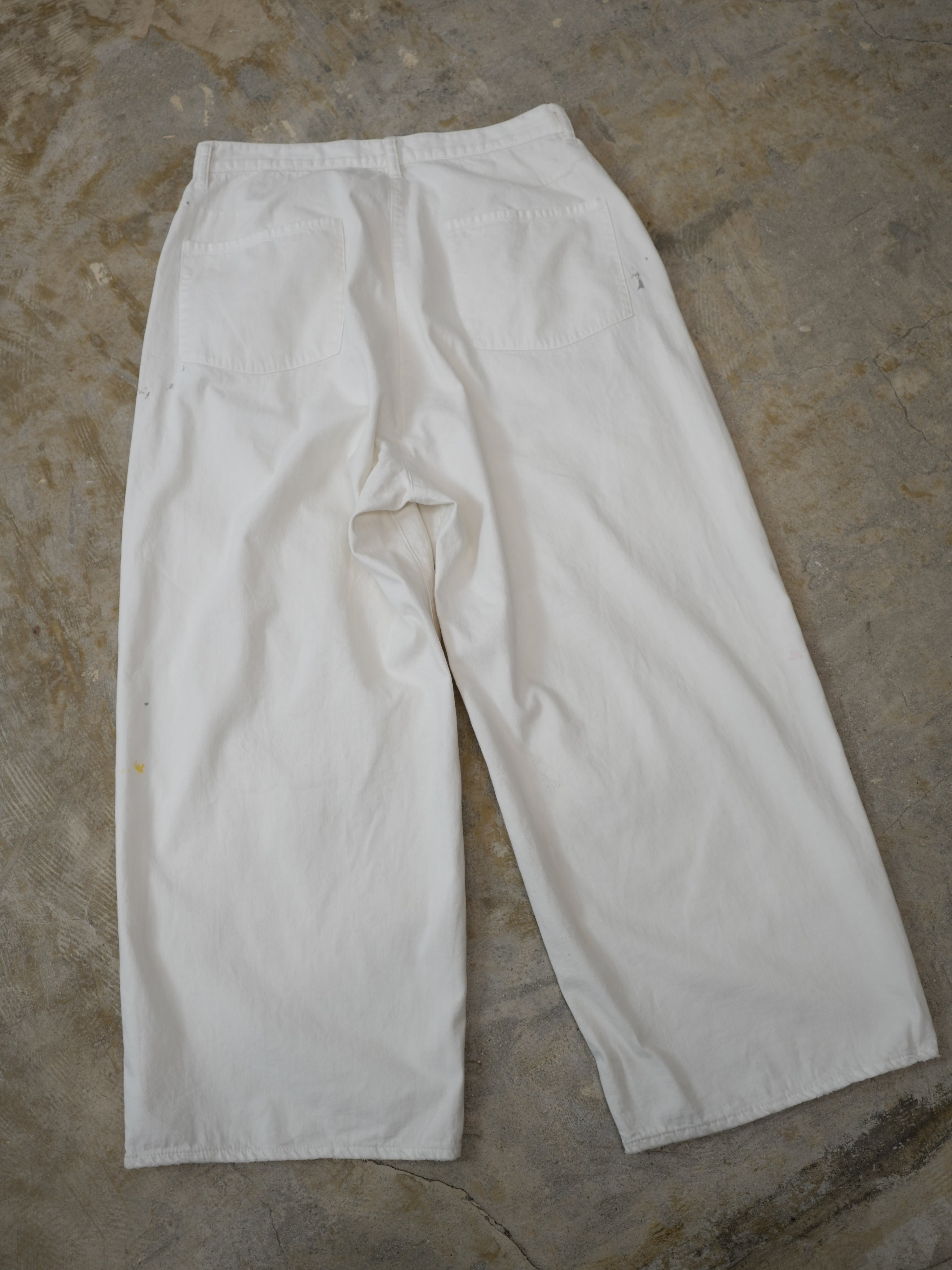 【ANCELLM/exclusive】PAINTED LIGHT OZ REPAIR DENIM PANTS