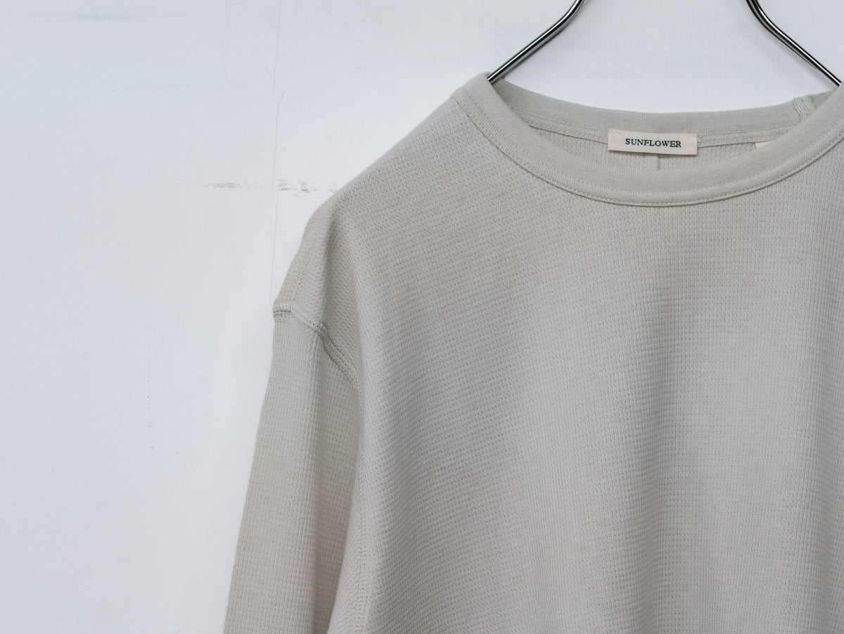 WOOL WAFFLE TEE LS